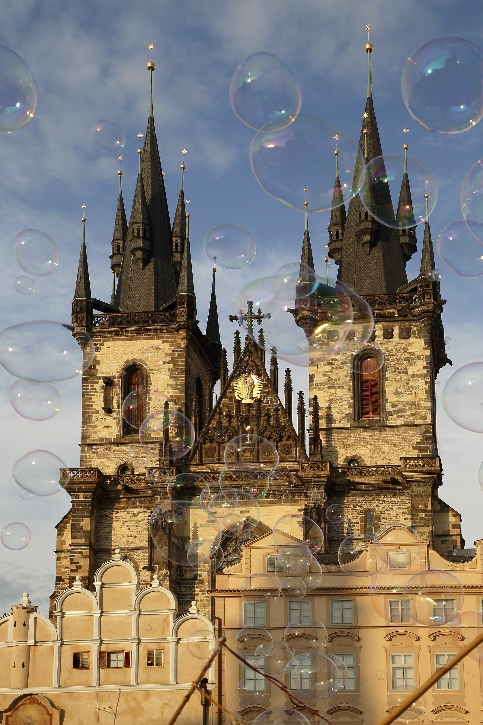 Dovunqe bubbles in Prague ...
