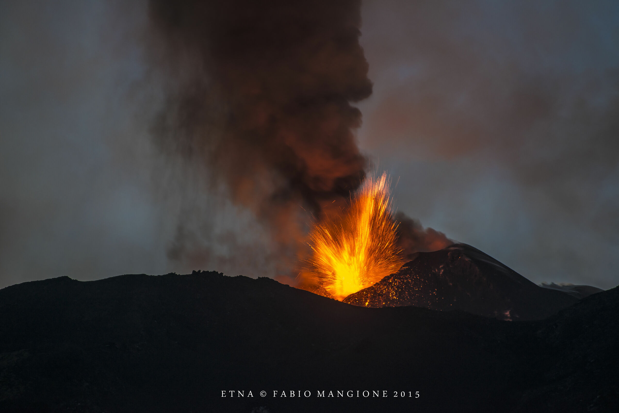 Etna Eruption December 7, 2015...