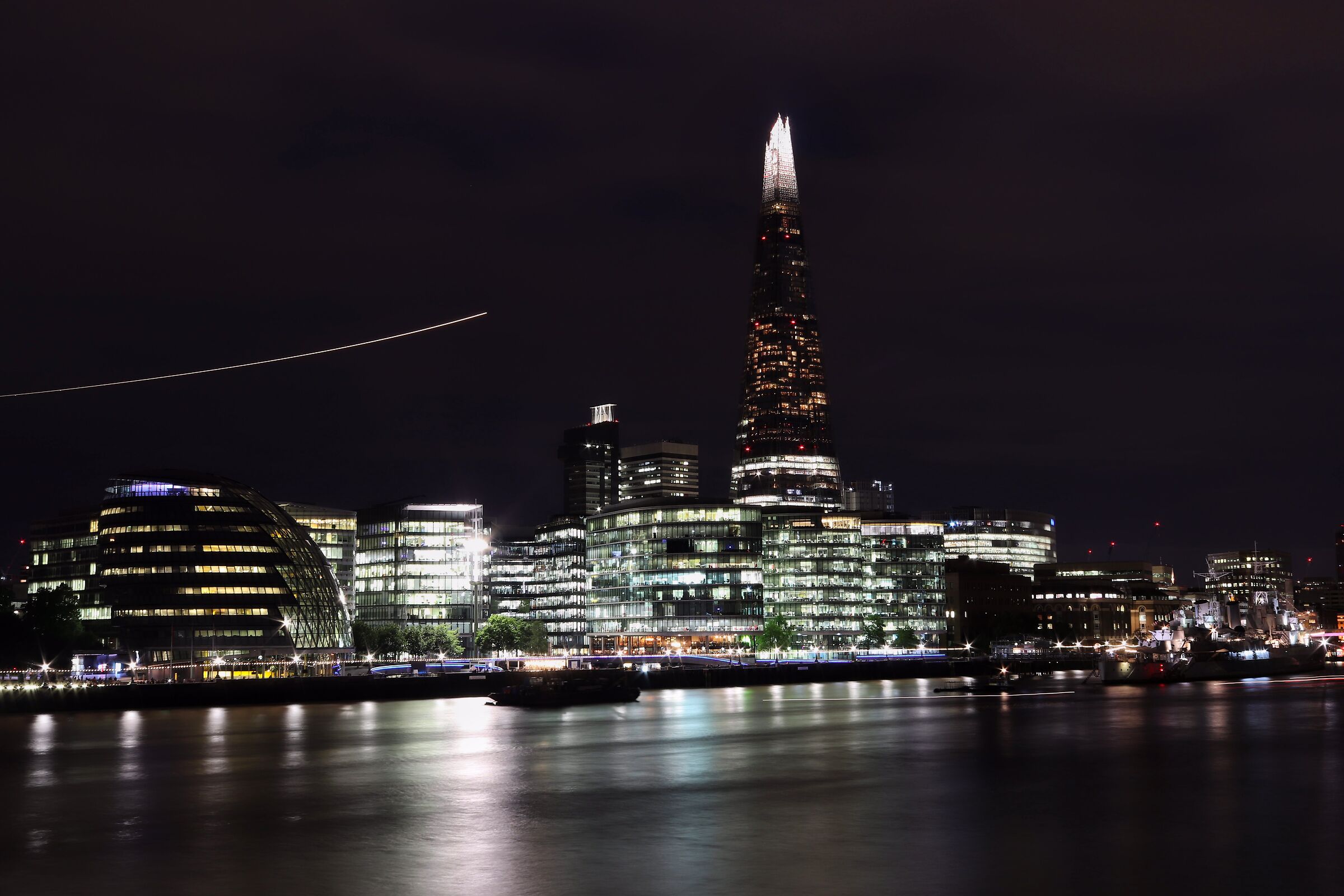 London - The Shard and Thames...