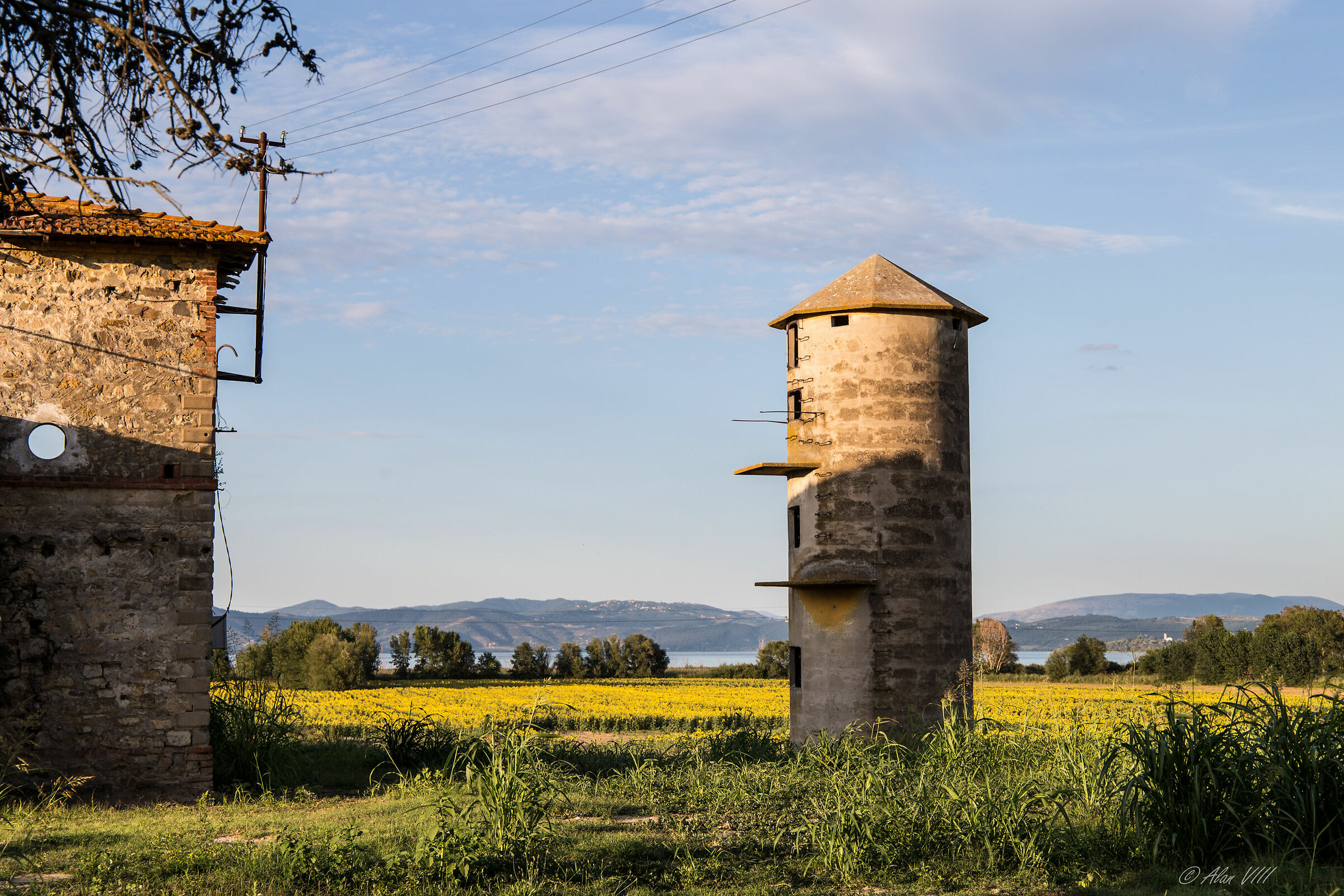 the old silo...