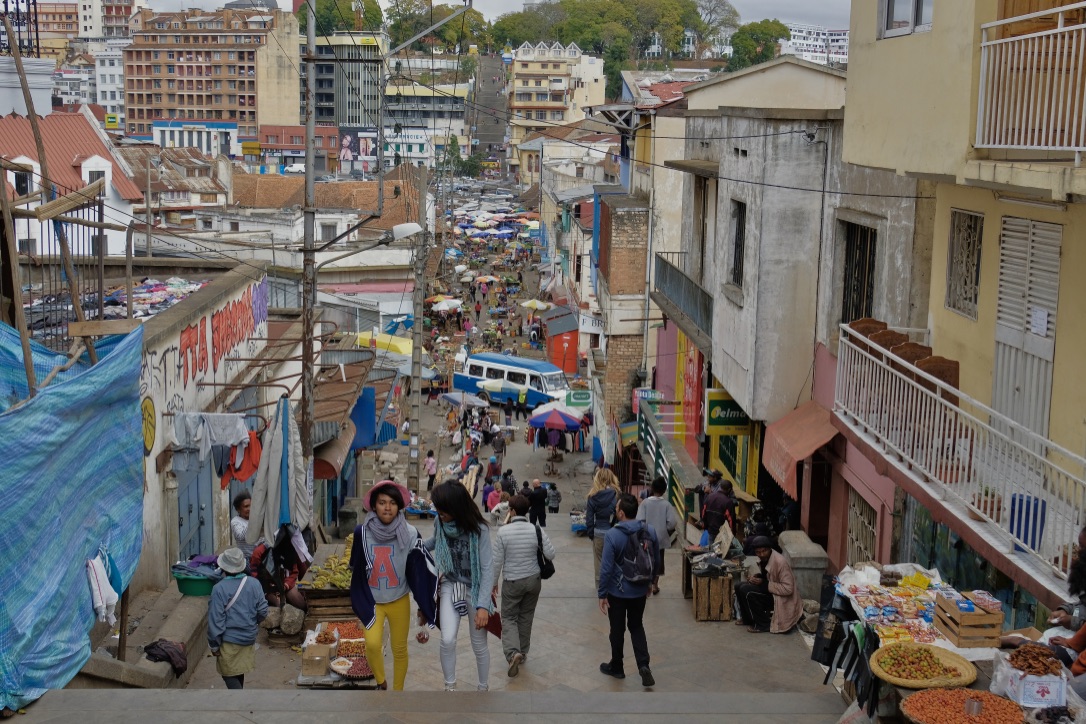 market day in Antanarivo...