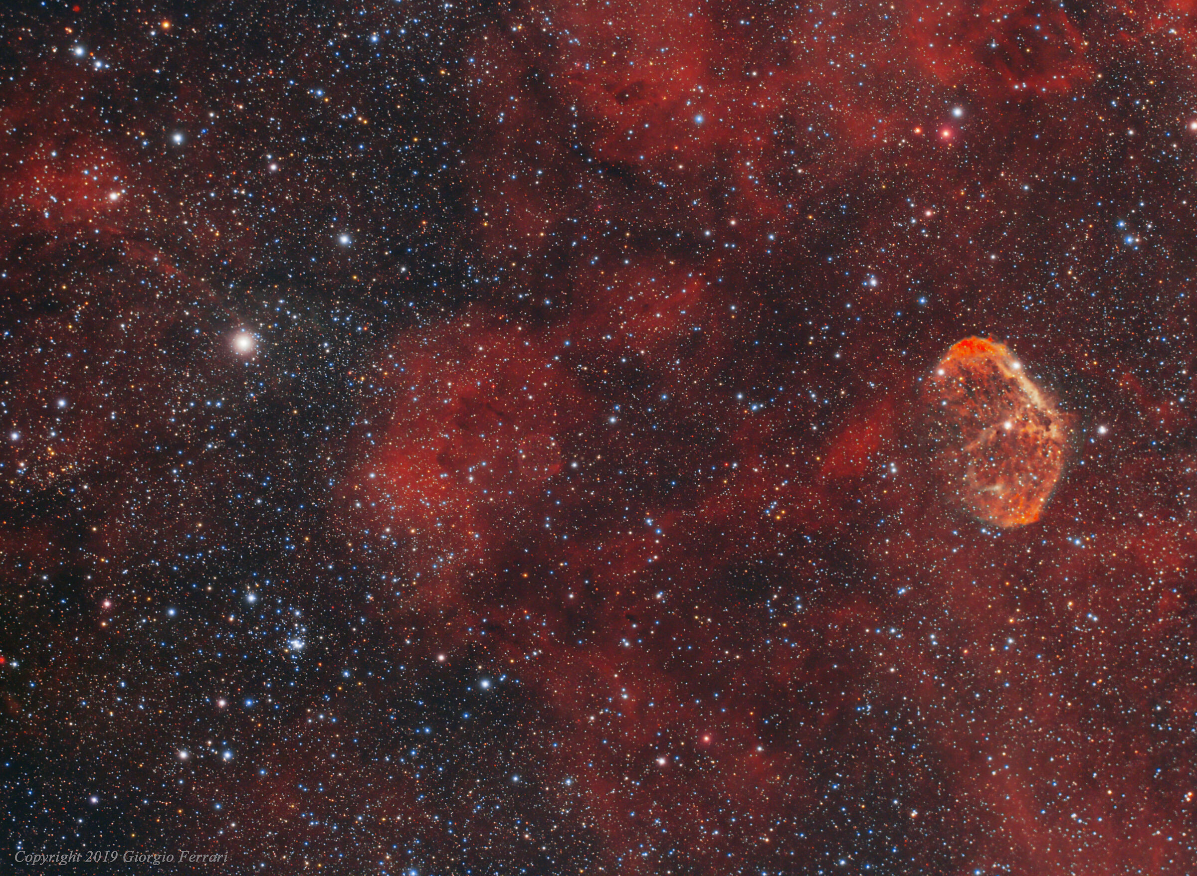 NGC 6888 "Growing Nebula" - PN G75.5 -1.7 "Bubble of ...