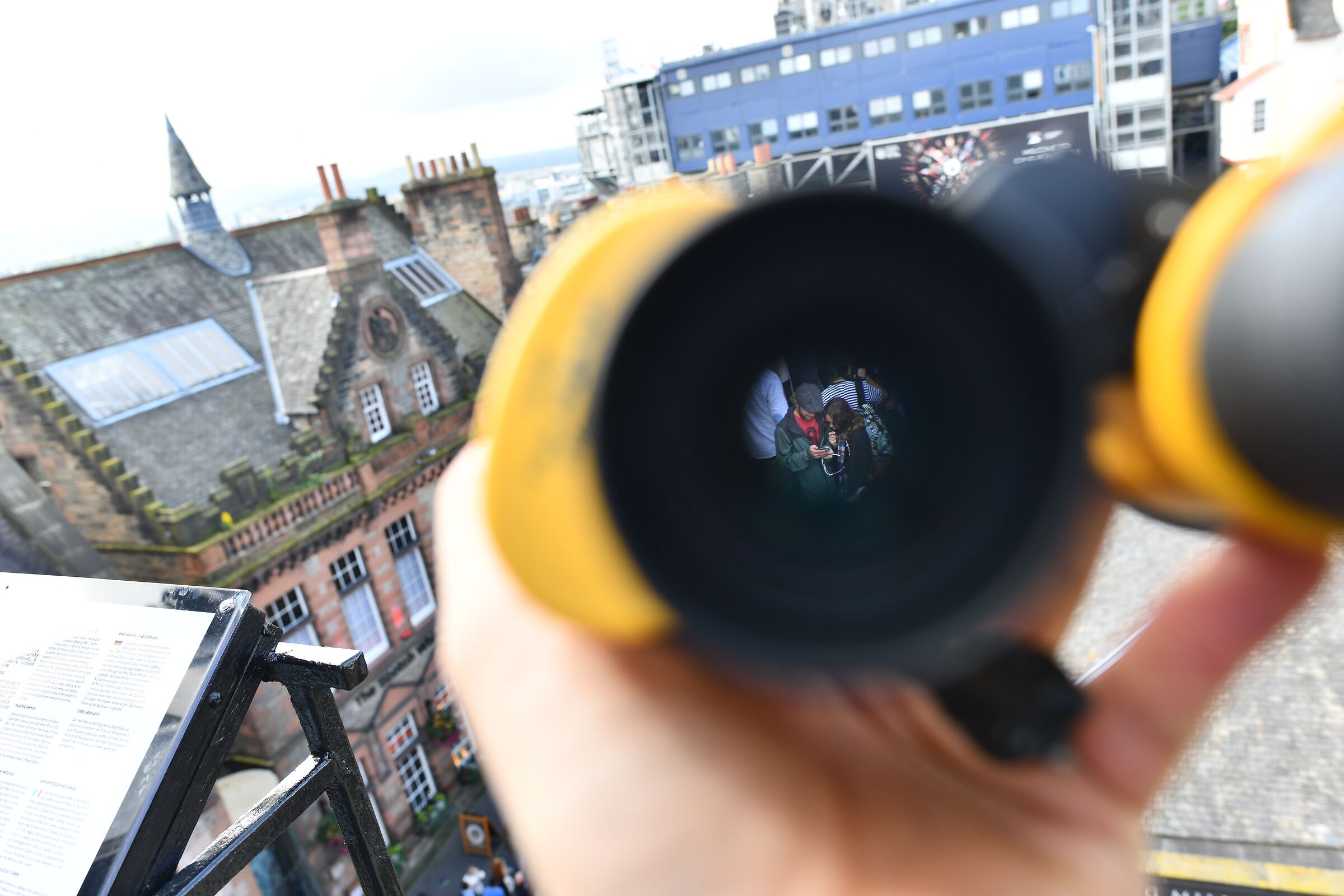 What we peek at from the binoculars...