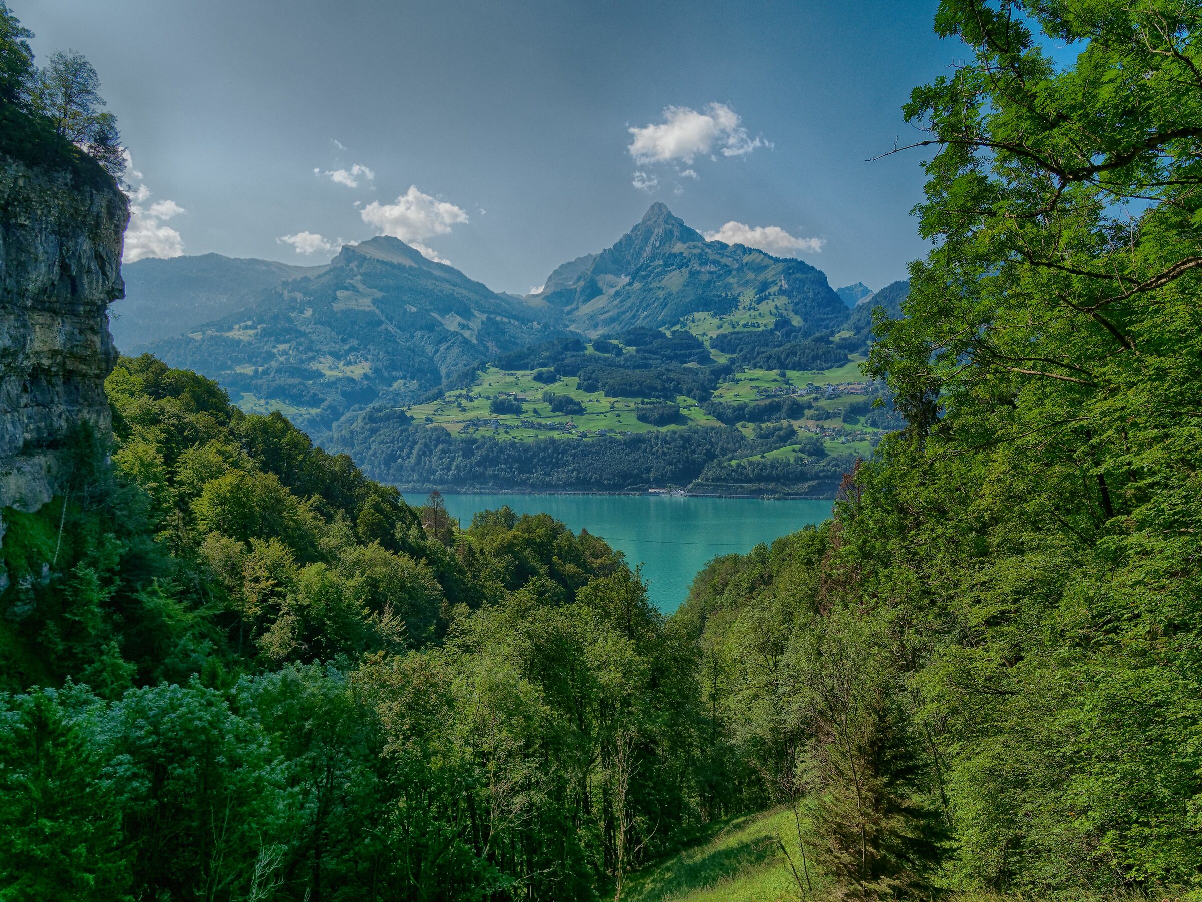 The "Walensee" from the Seerenbachfälle...
