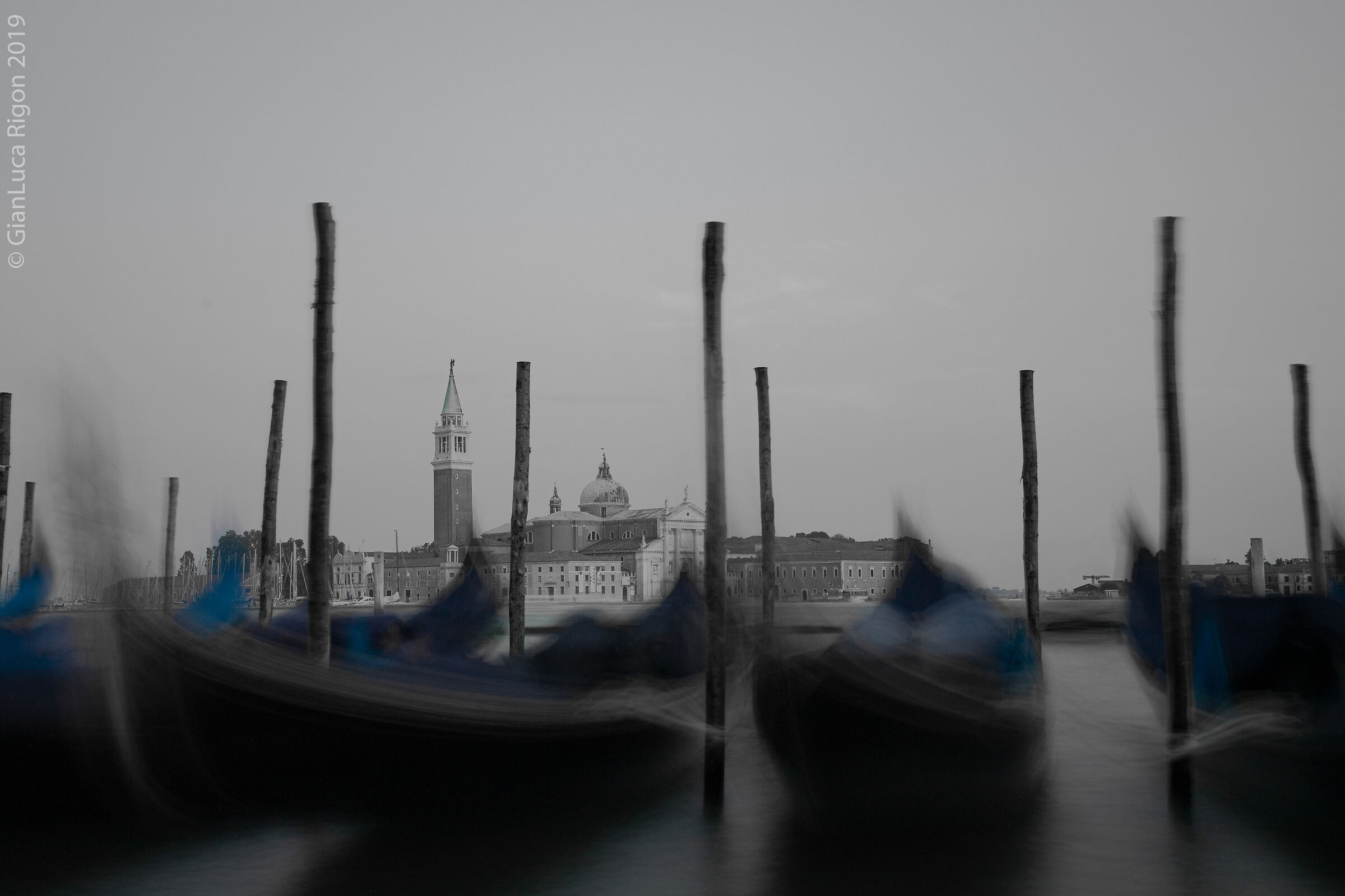 Gondolas in Venice (80s style)...