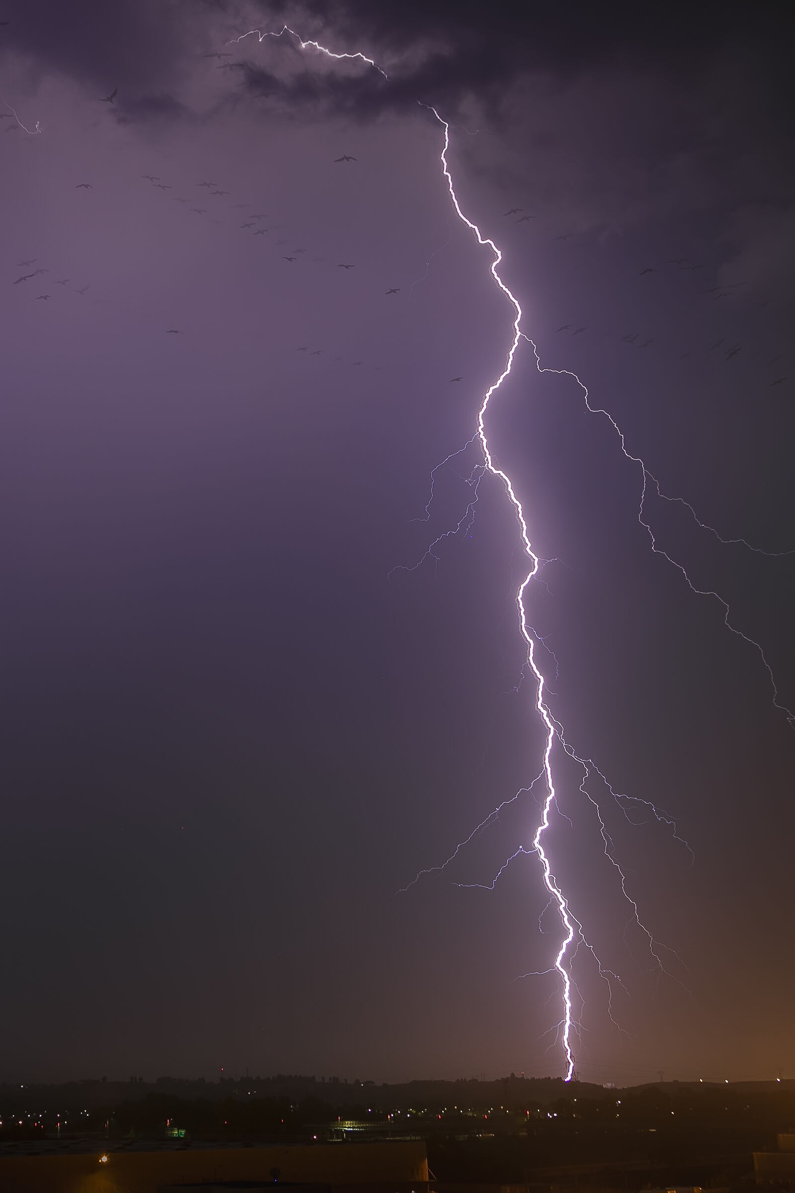 Lightning over Rome....