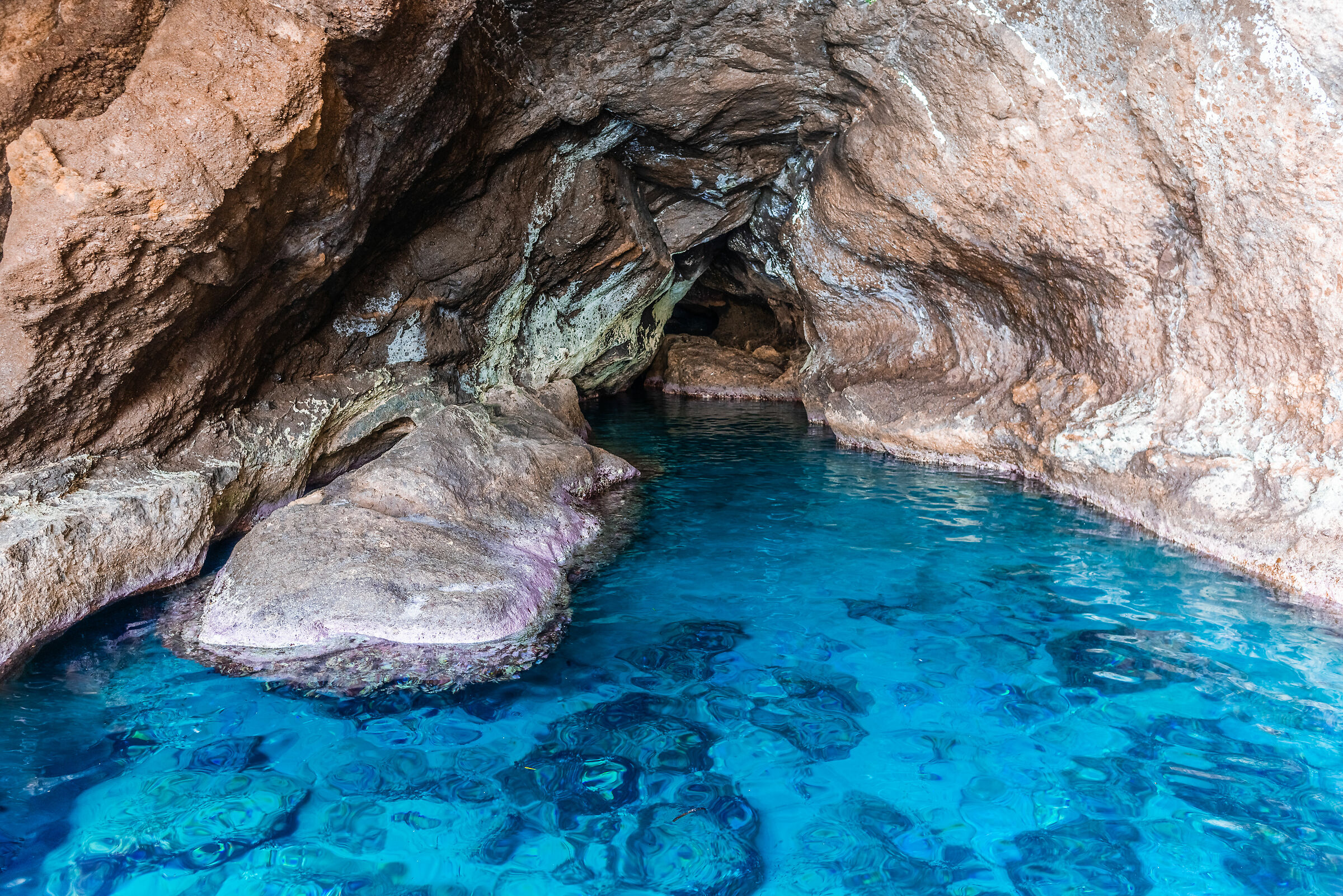 Cave of the Sea Ox-Palmarola Island...