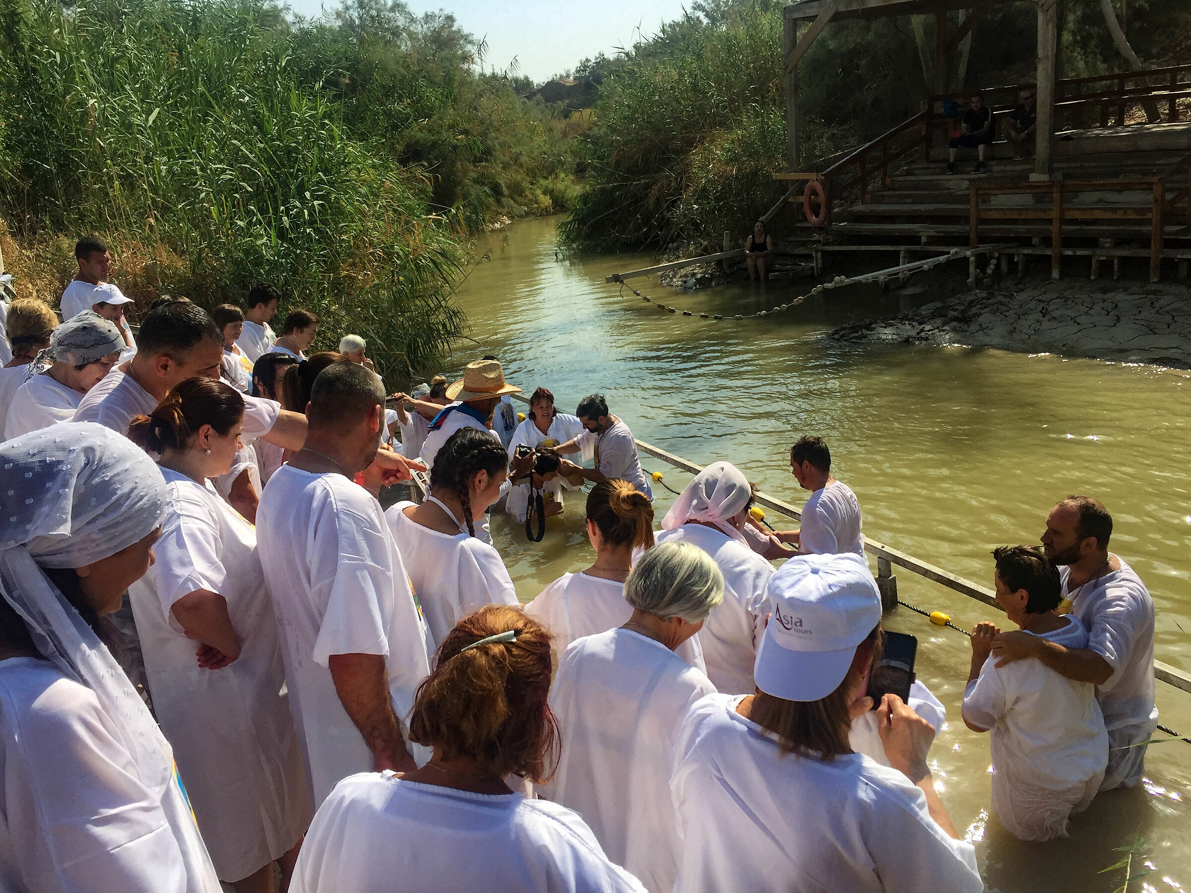 baptism in the Jordan...