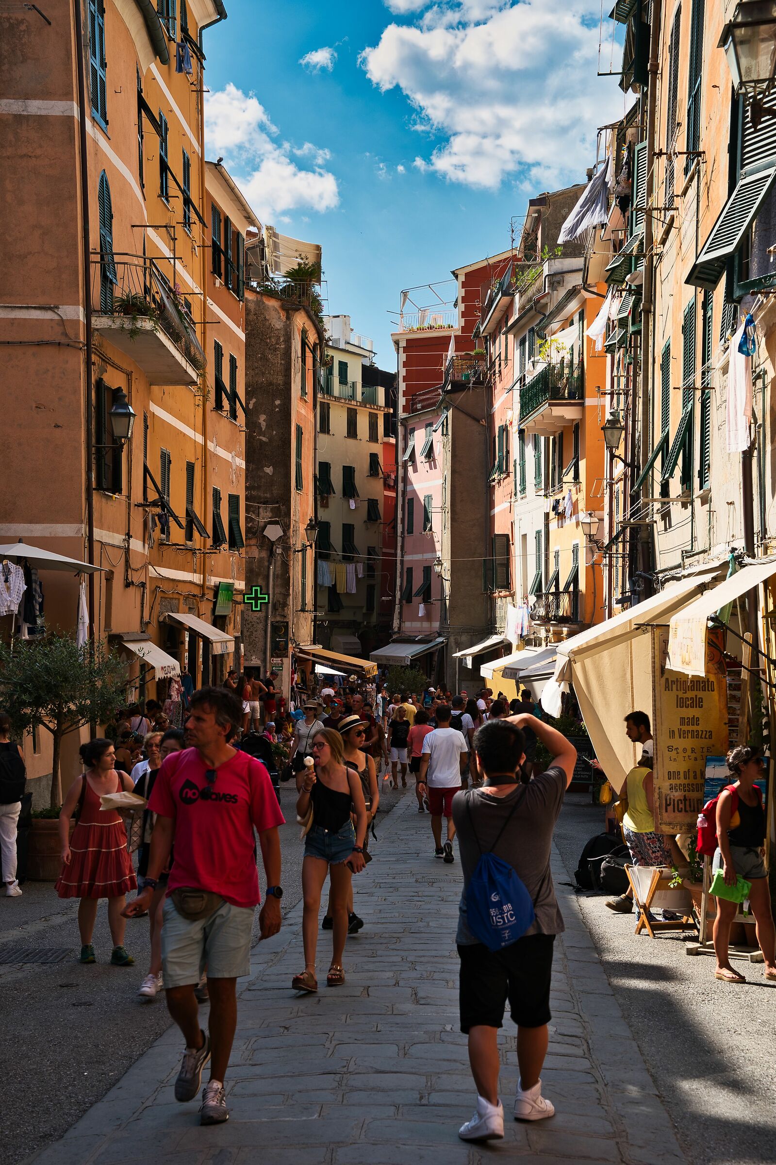 In the streets of Vernazza...