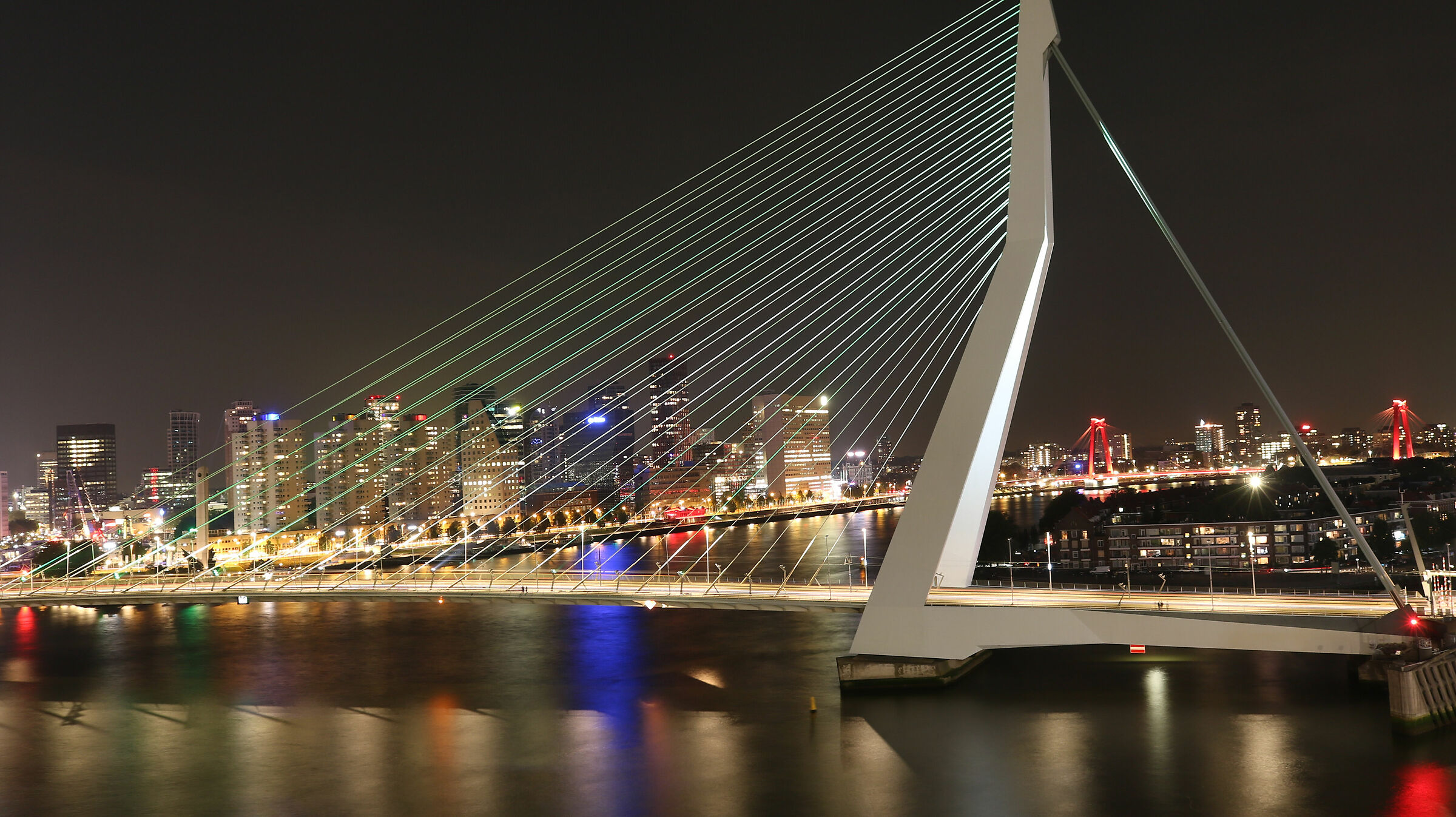 ROTTERDAM NIGHT MOBILE BRIDGE...