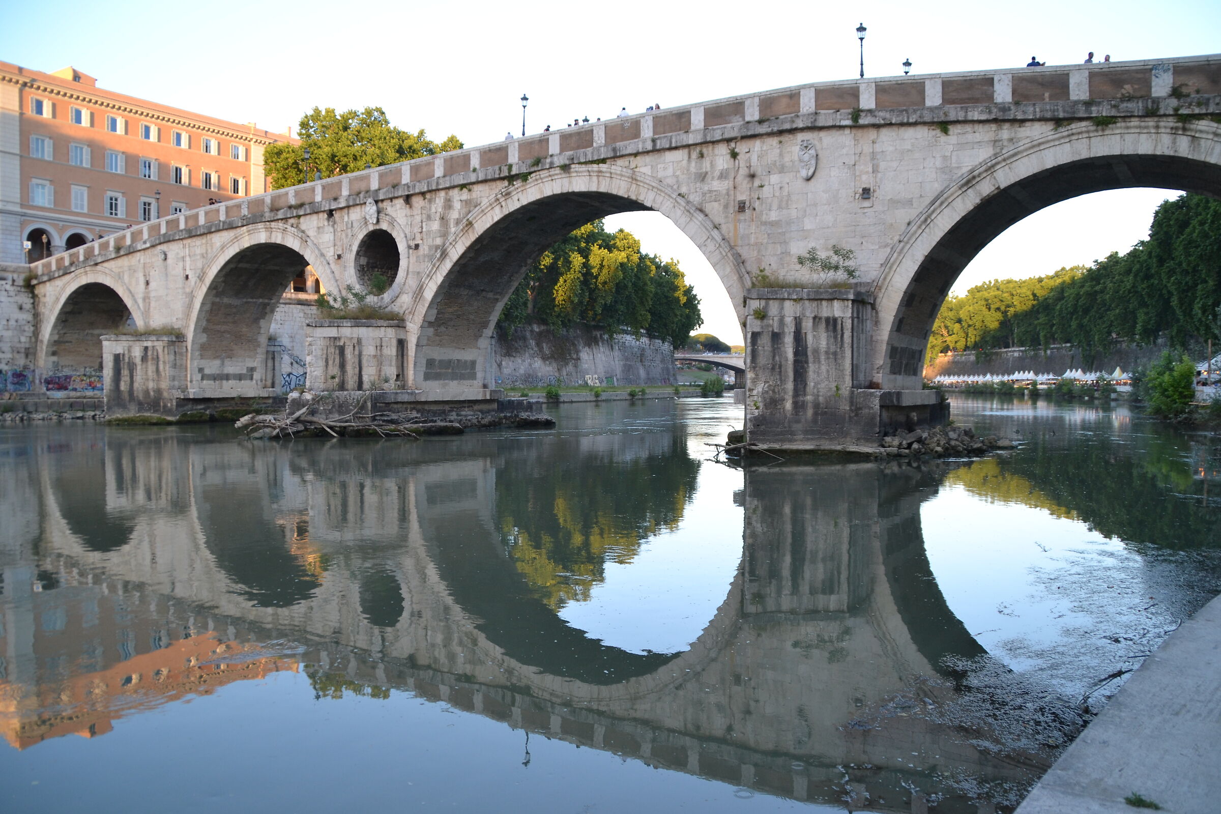 Reflections on the Tiber...