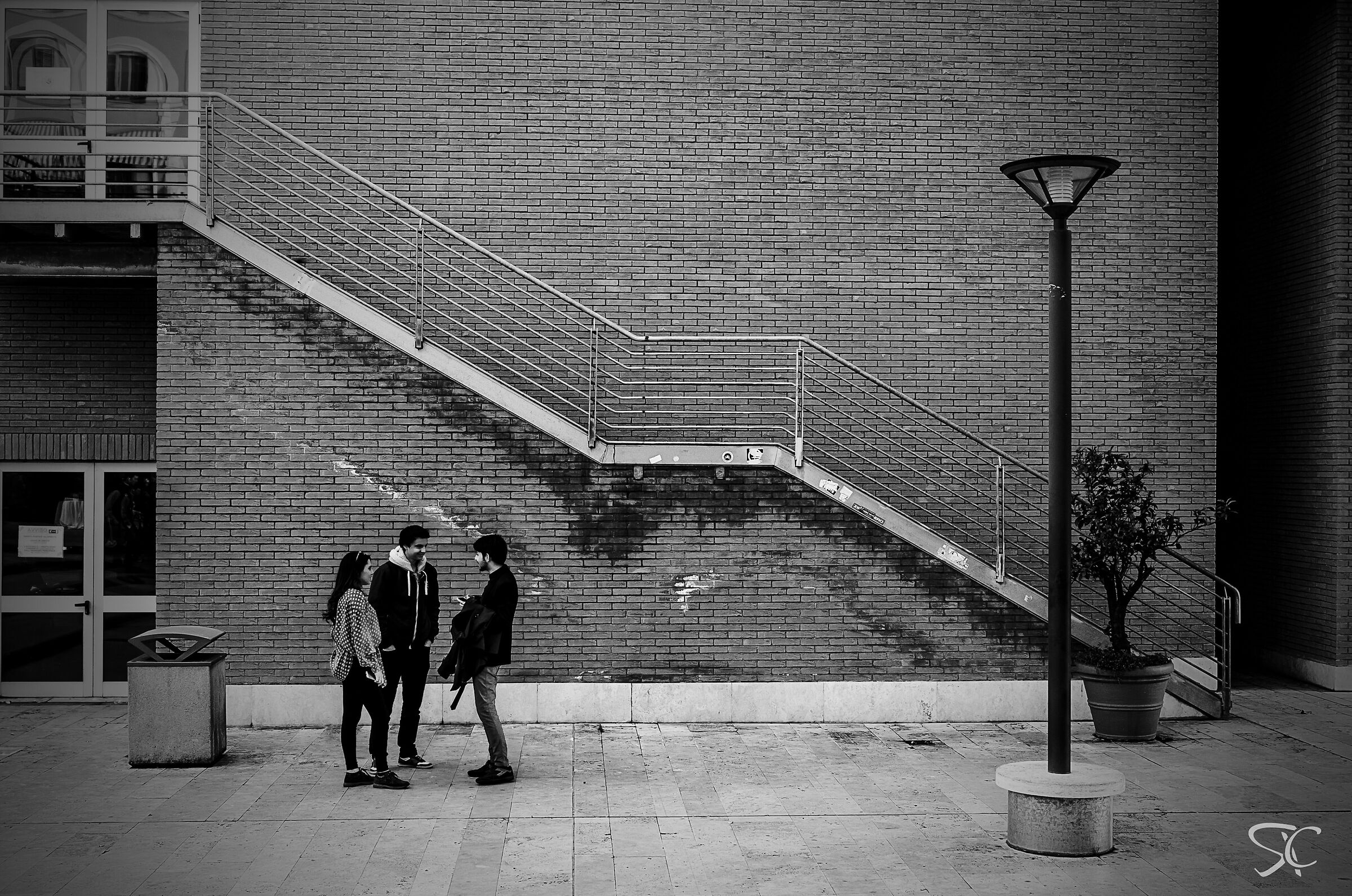 People and stairs...