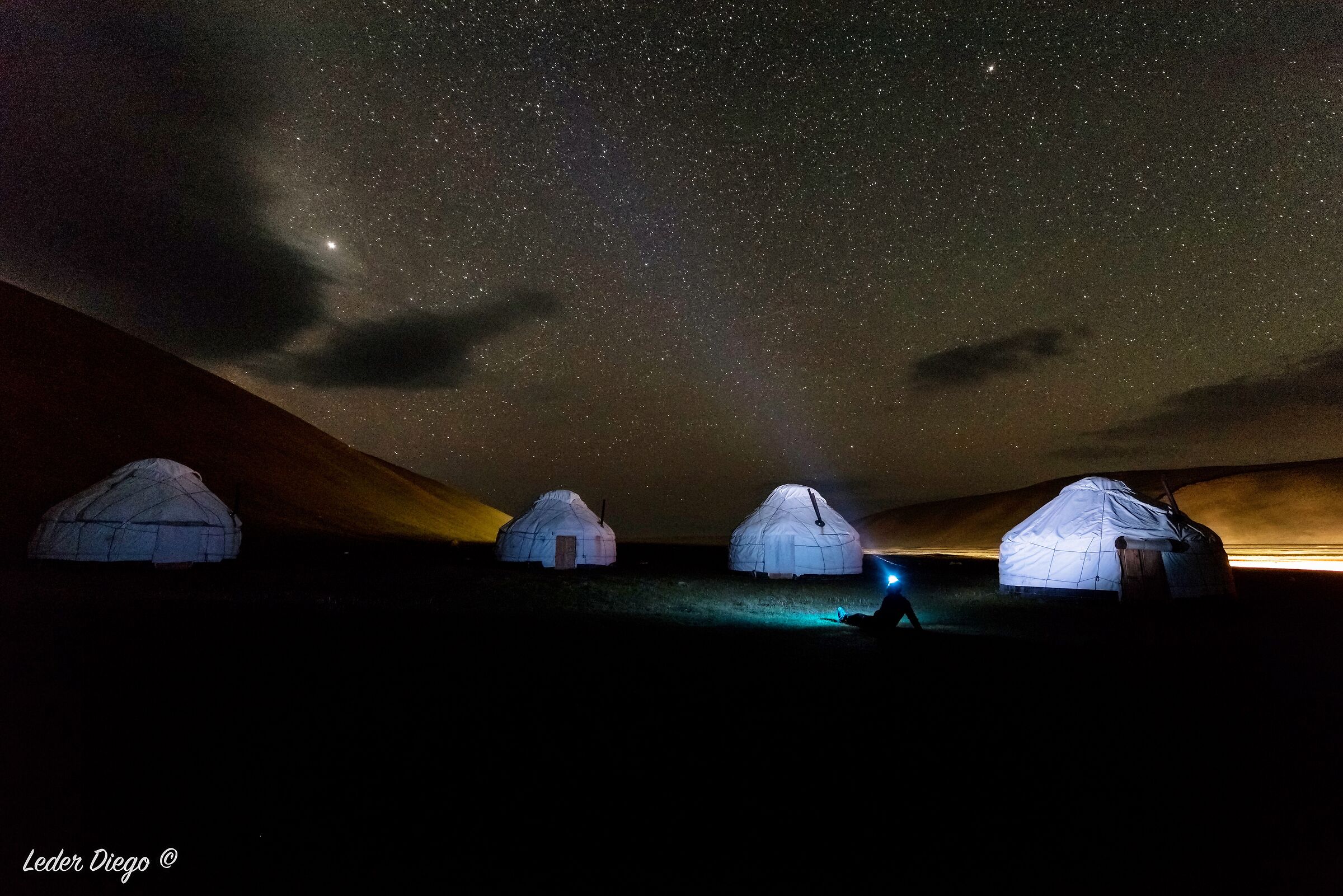 Night at Son-Kul Lake (Kyrgyzstan)...