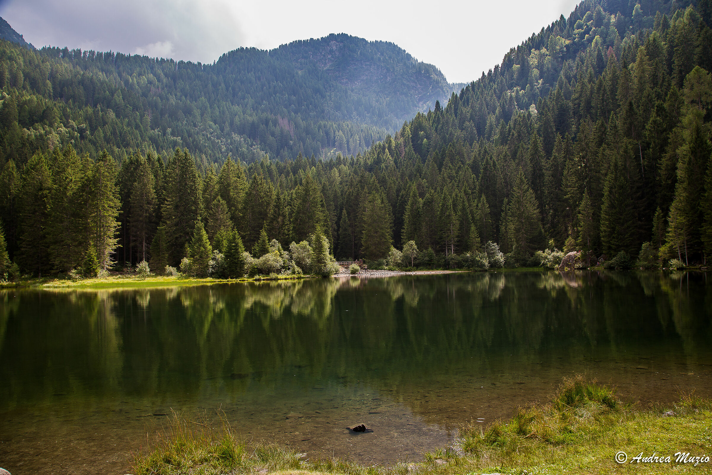 Lake of Caprioli val di Sole Trentino...