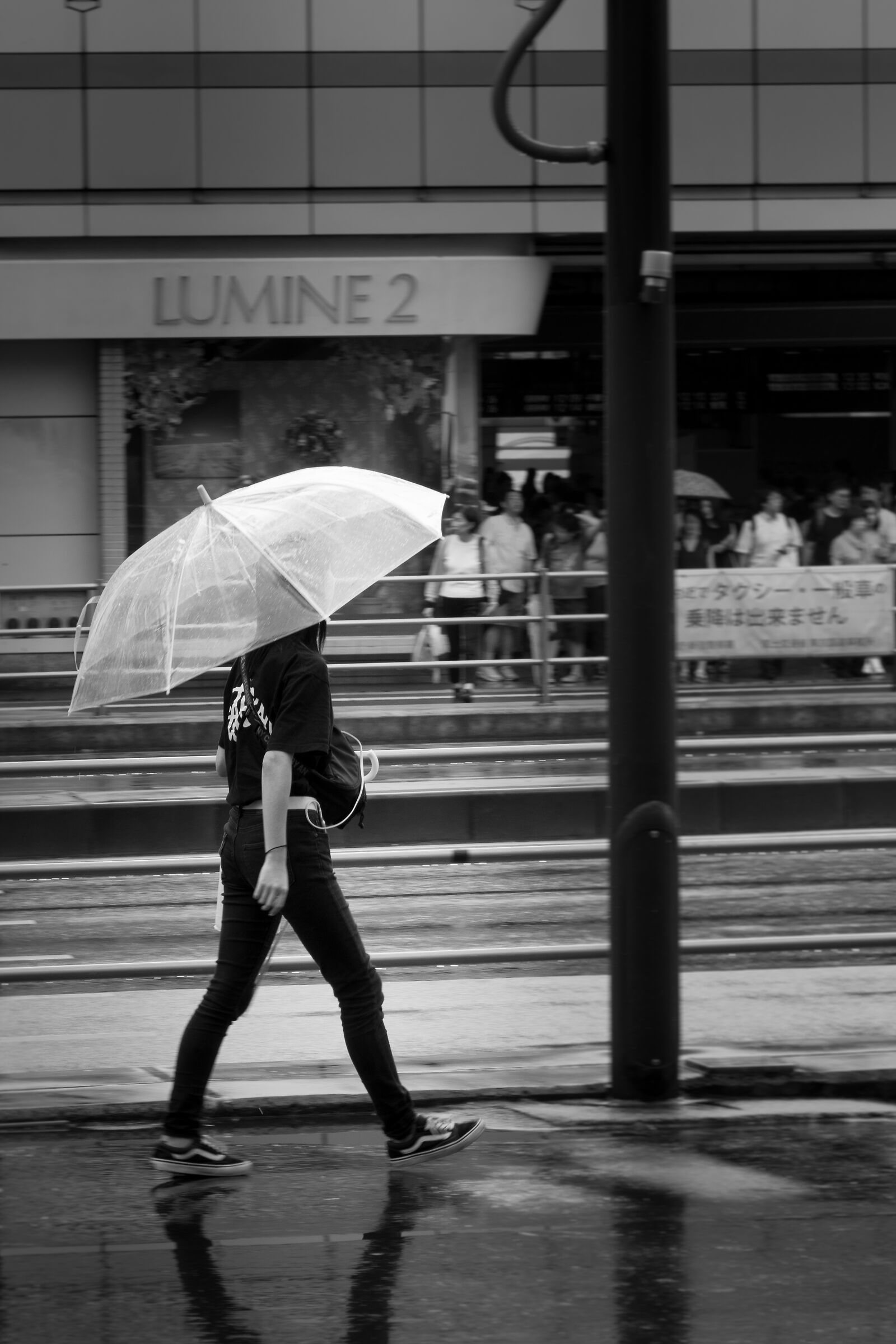 Rain black & white ...