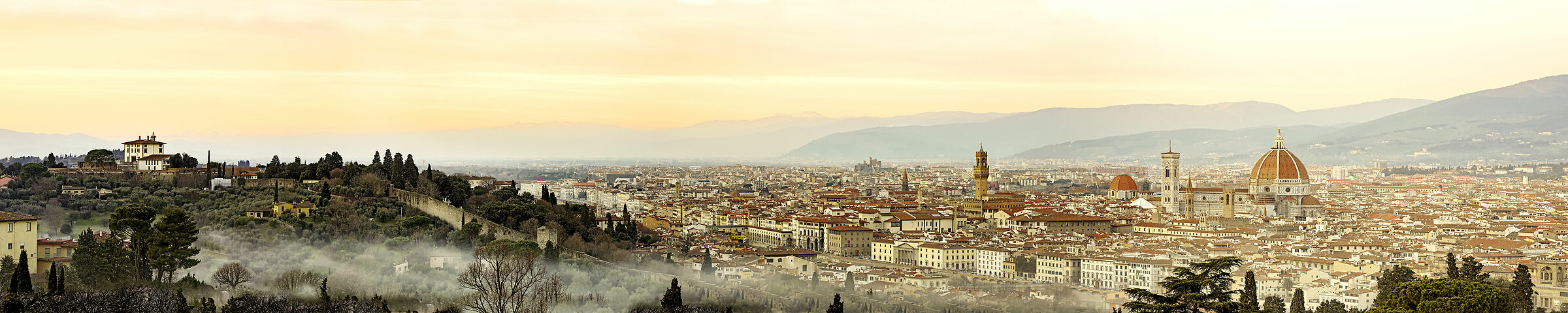 Panoramica di Firenze...