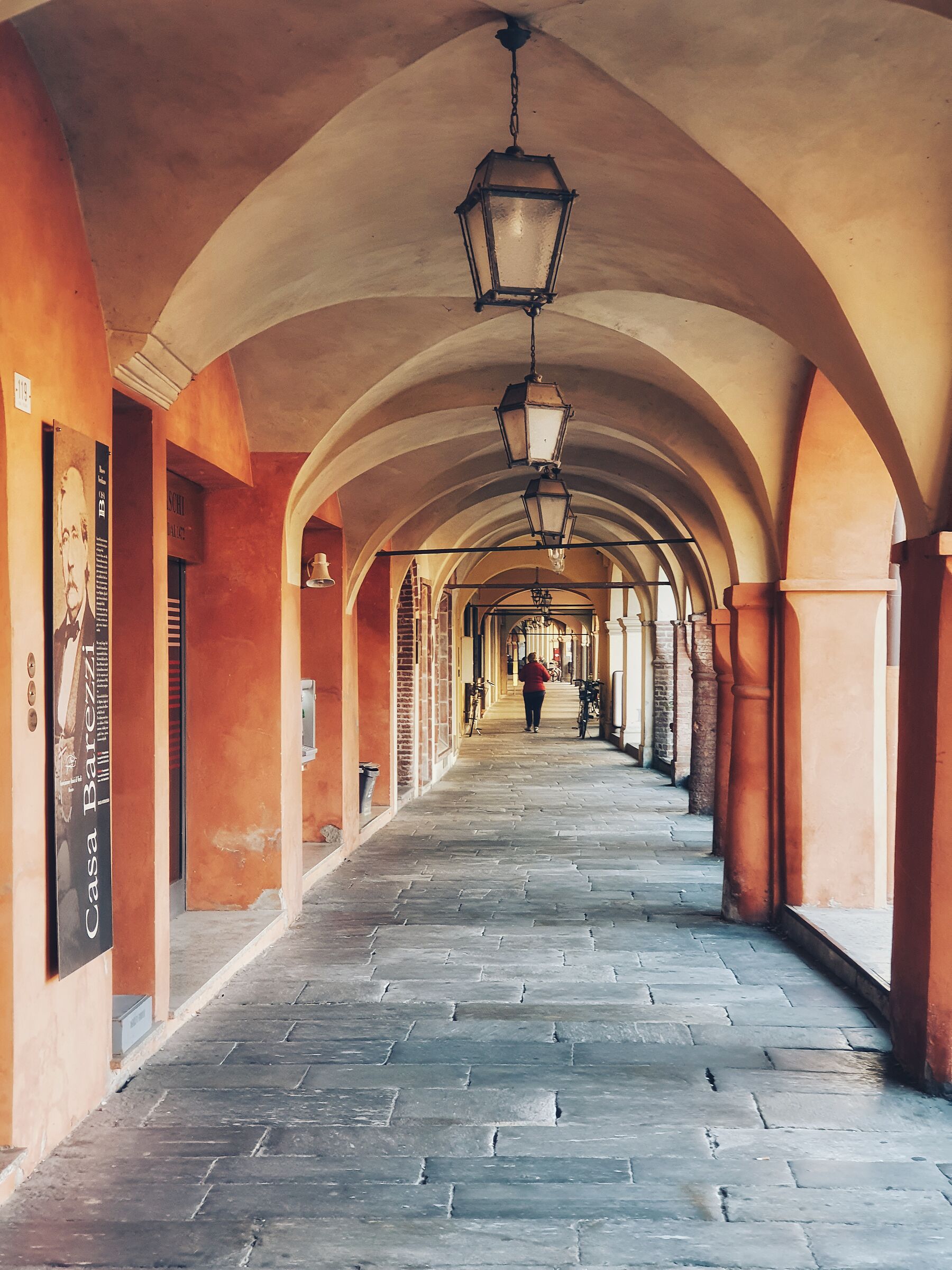 The arcades of Busseto...