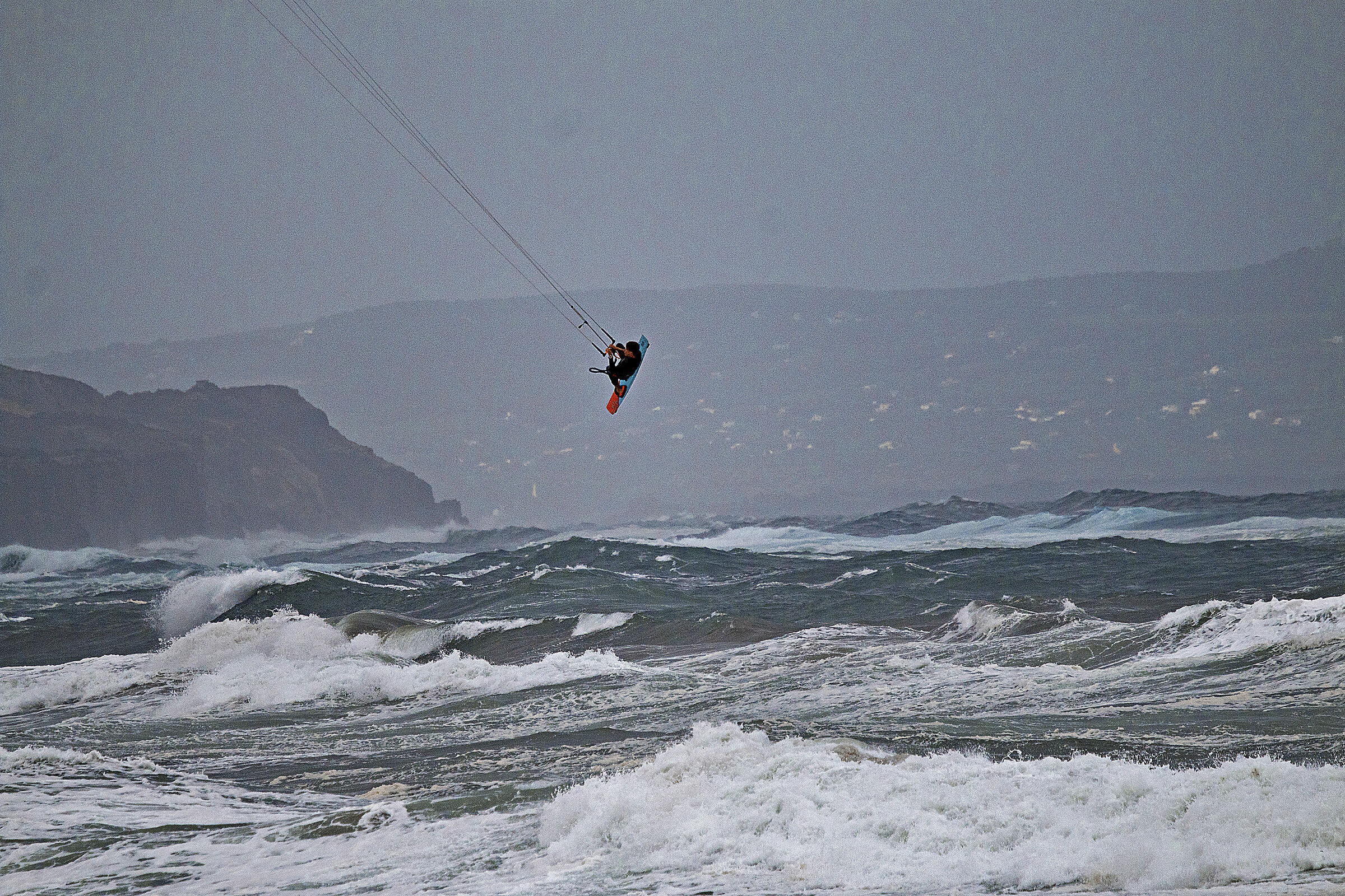 Kitesurfing...