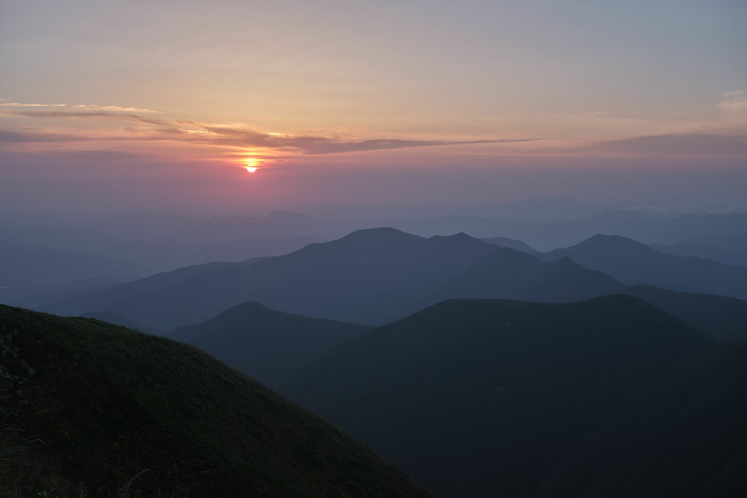 Sunrise from the summit!...