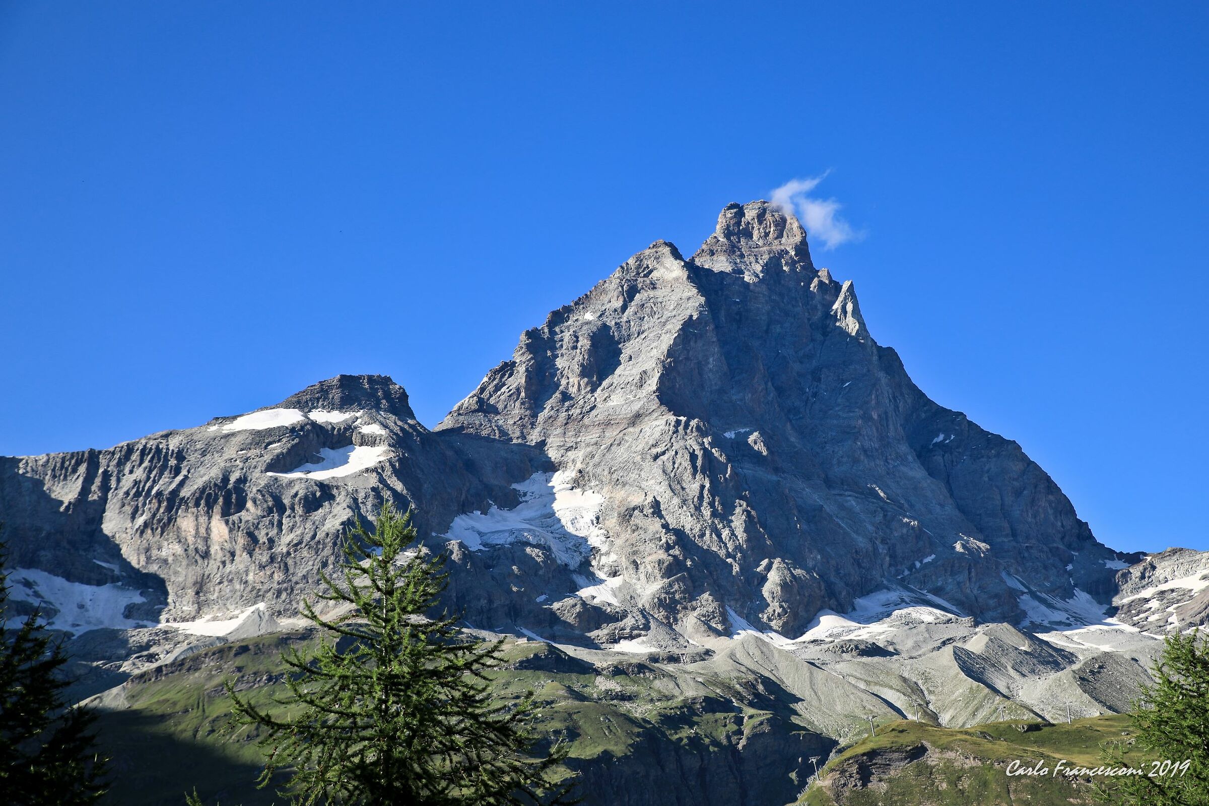 The Matterhorn - no snow...