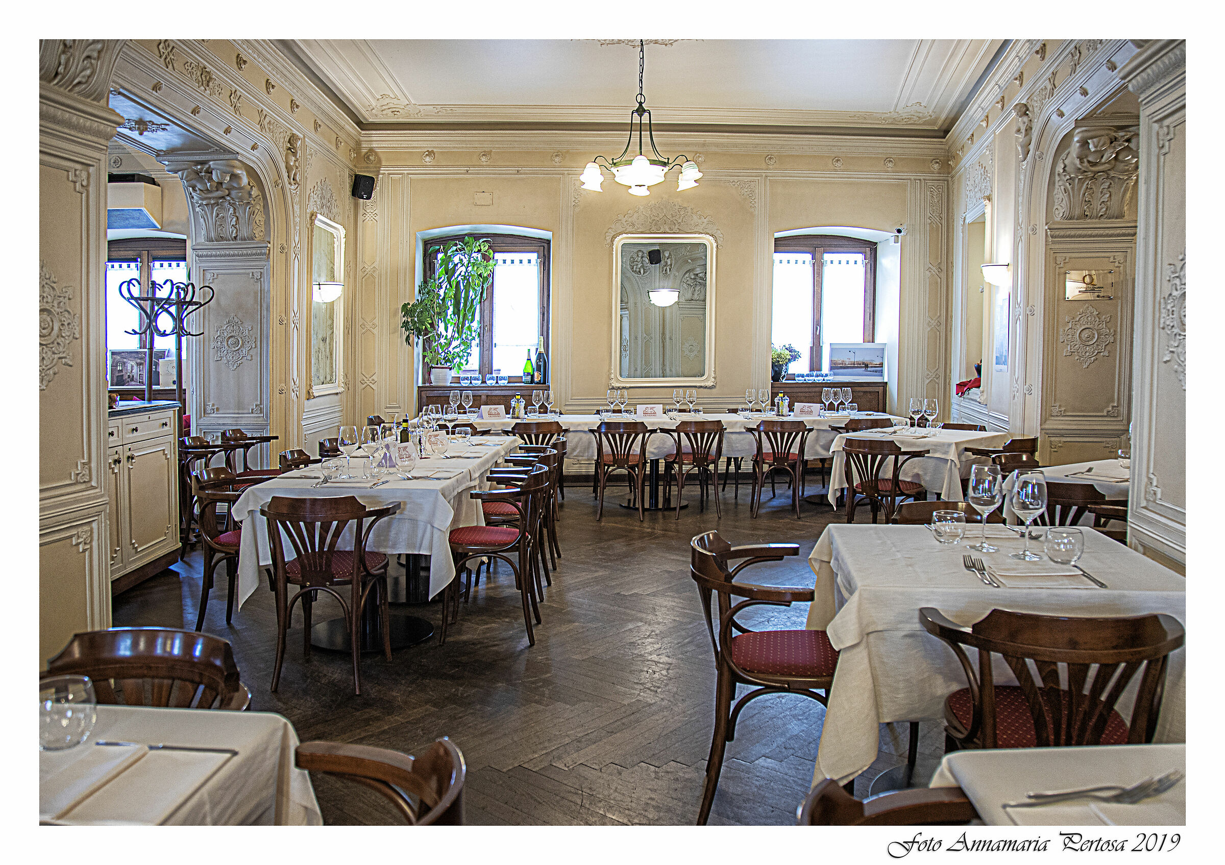 The historic Tommaseo café in Trieste...