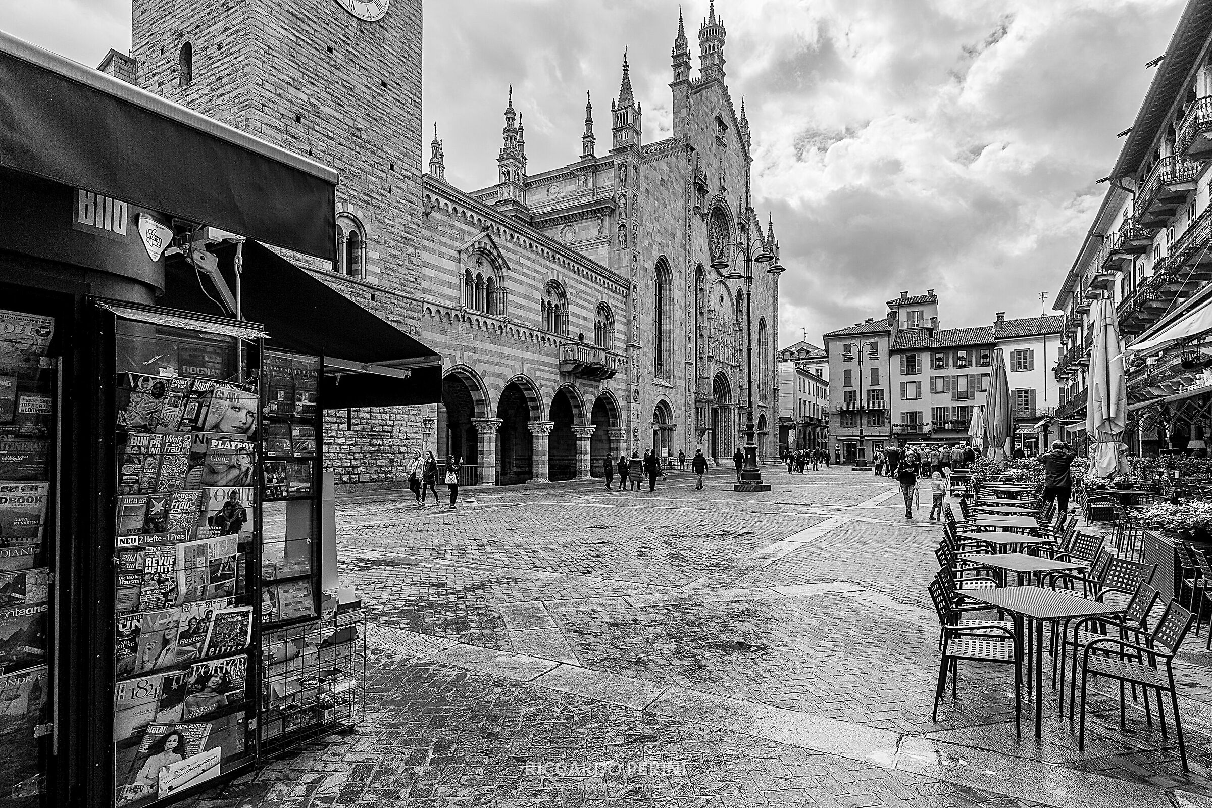 Piazza Duomo in Como (2019)...