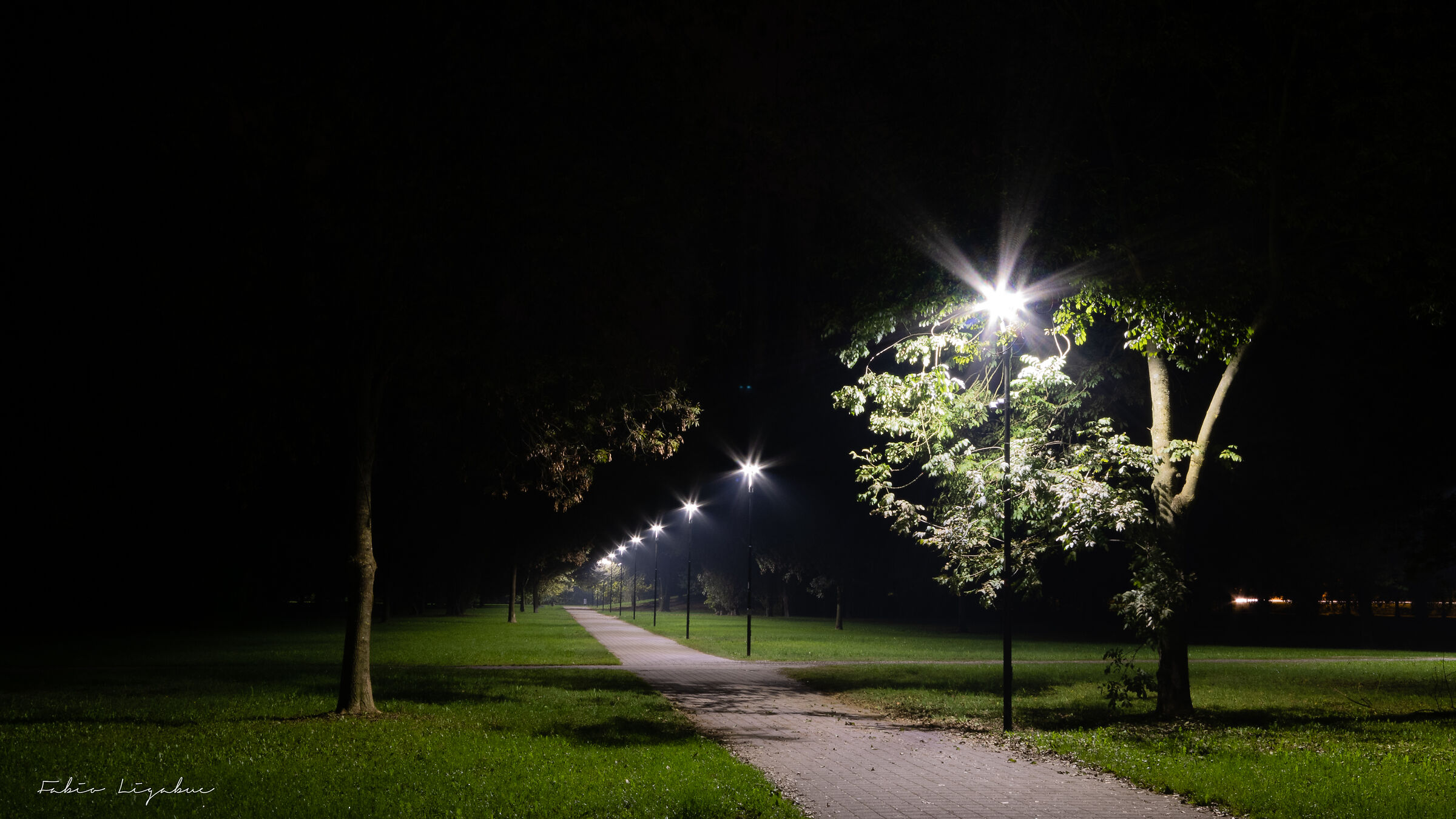 Parco in notturna...