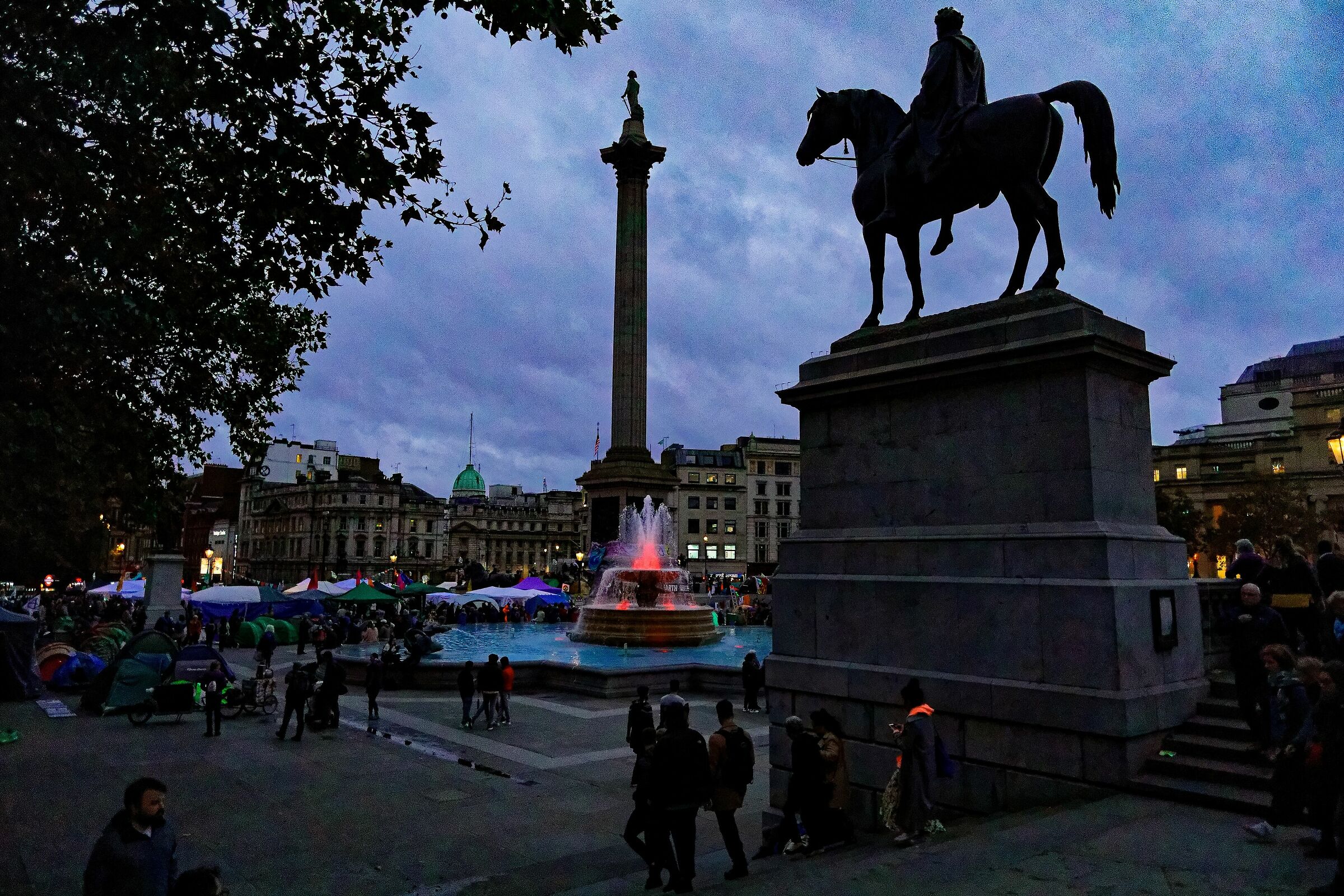 Trafalgar Square...