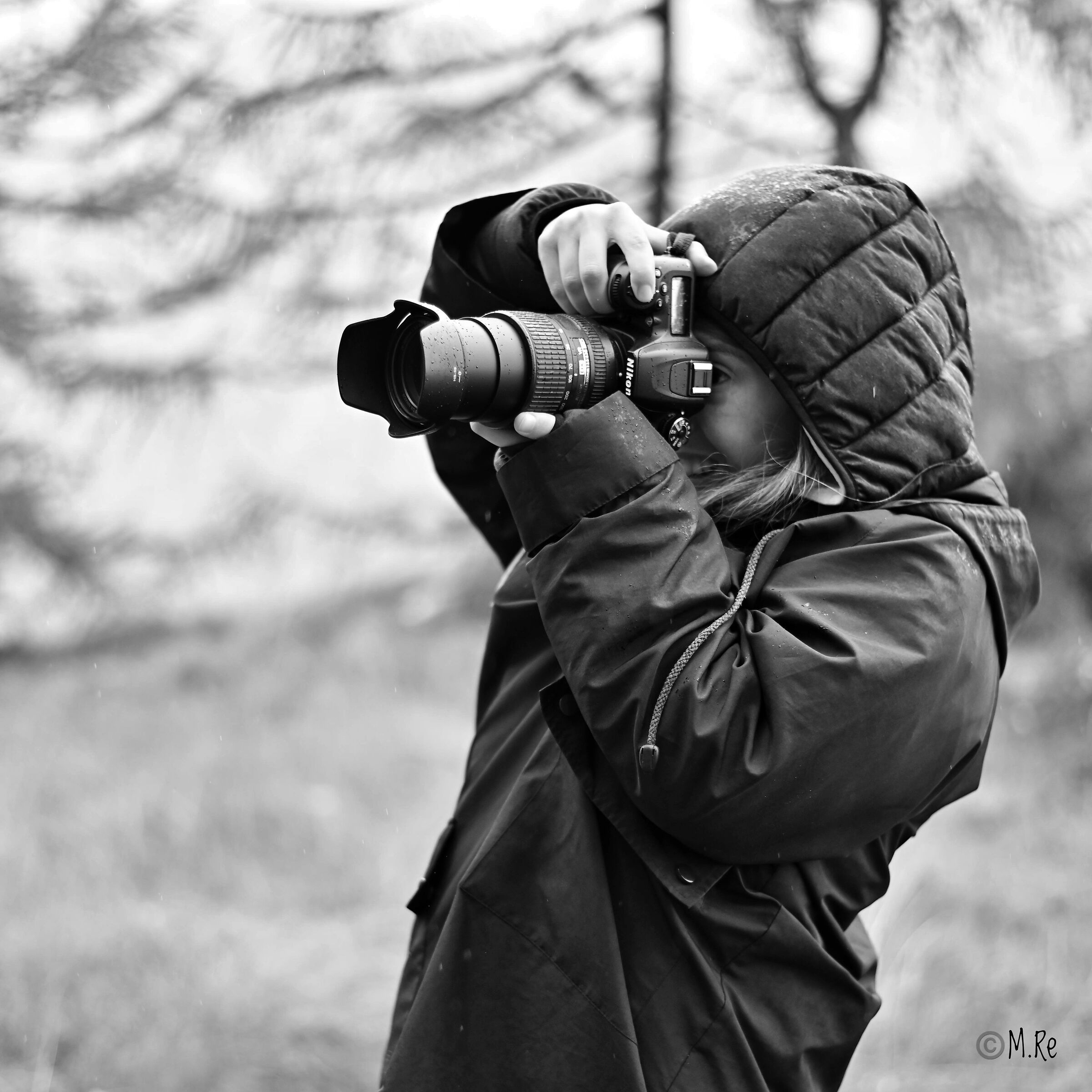 Young photographer...