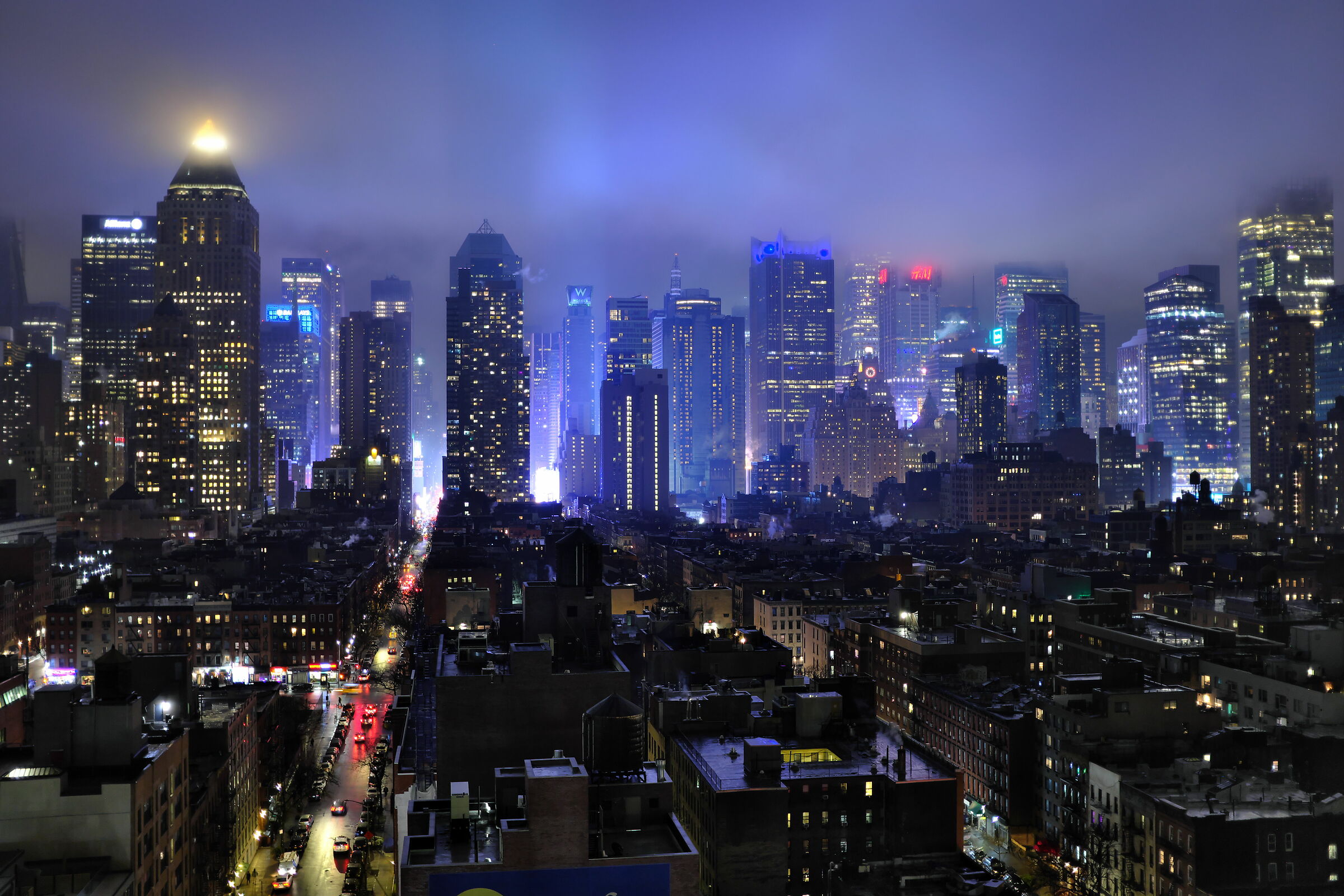 Lights in New York...