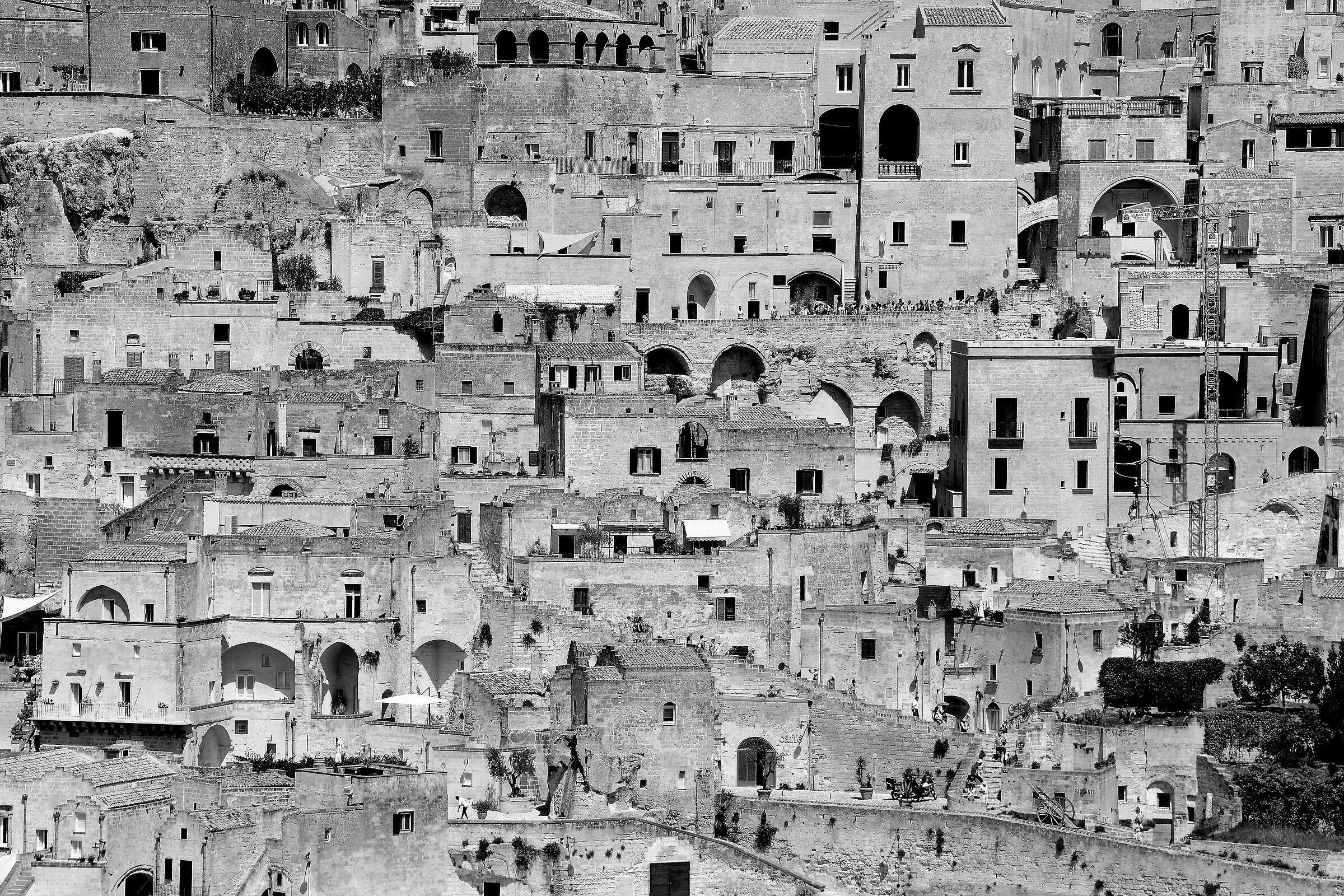 Detail of the Stones of Matera...