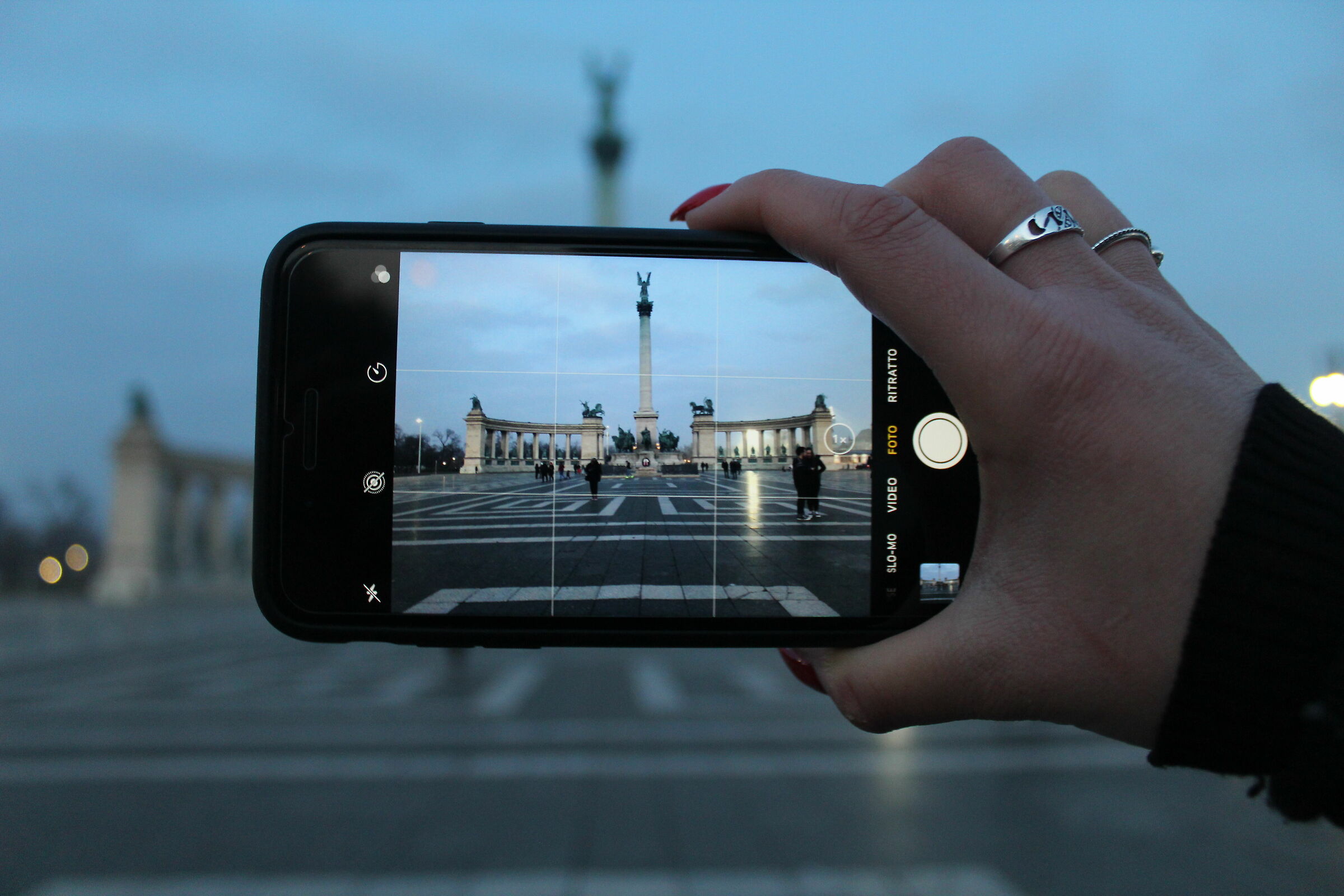 Budapest vista da un iPhone...