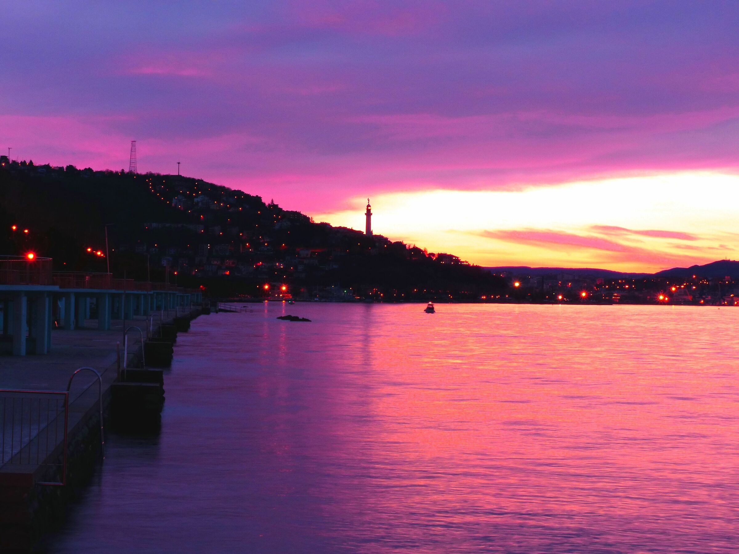 Sunrise in Trieste ...