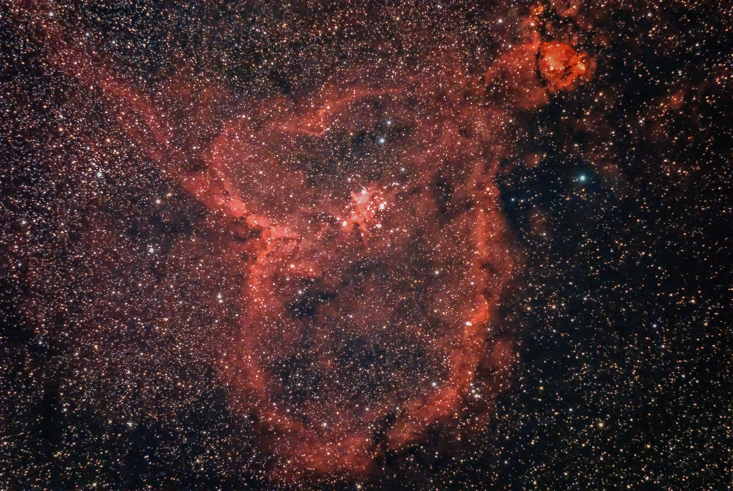 Nebulosa cuore IC 1805 nel Cefeo...