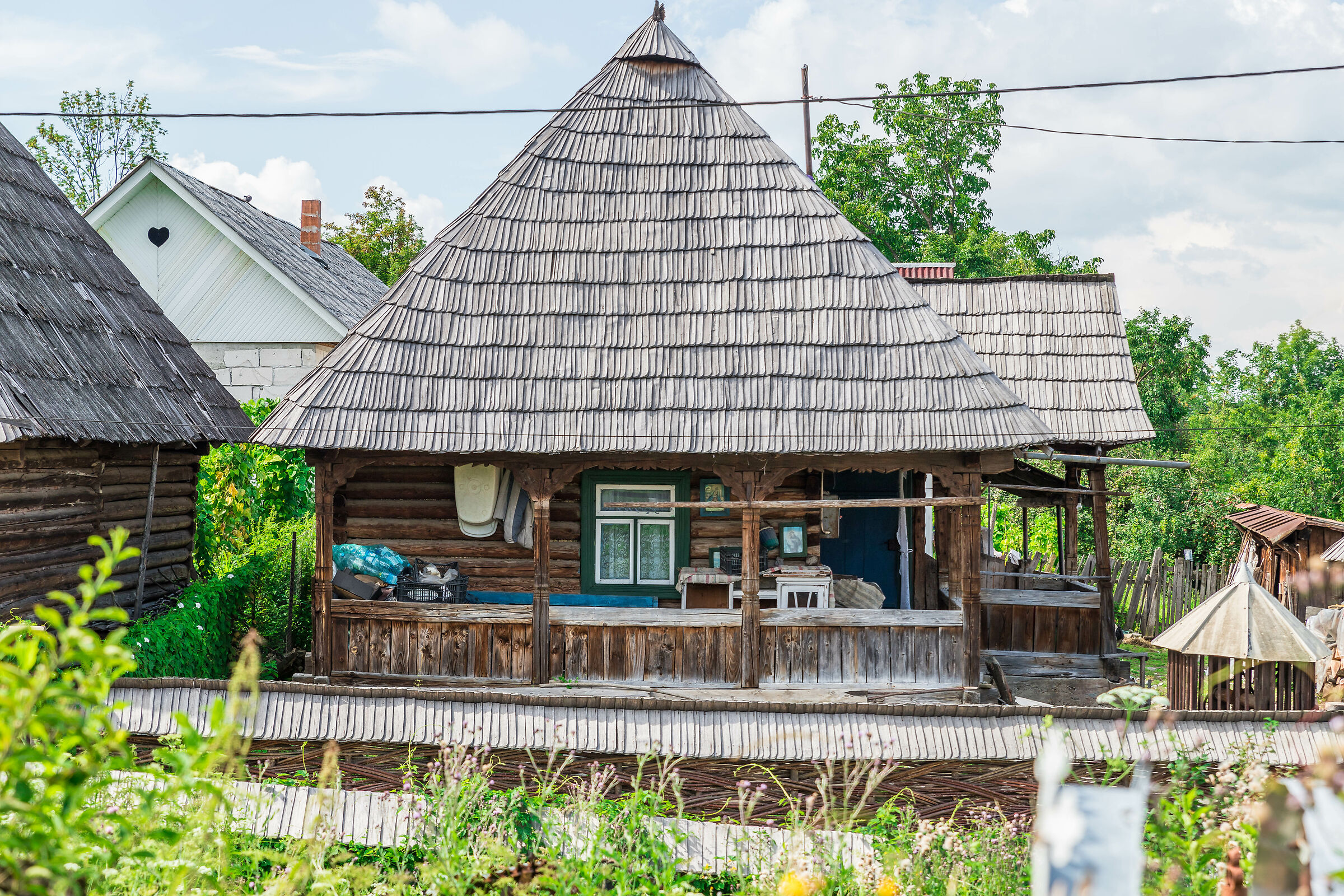 Maramures, Romania traditional houses...