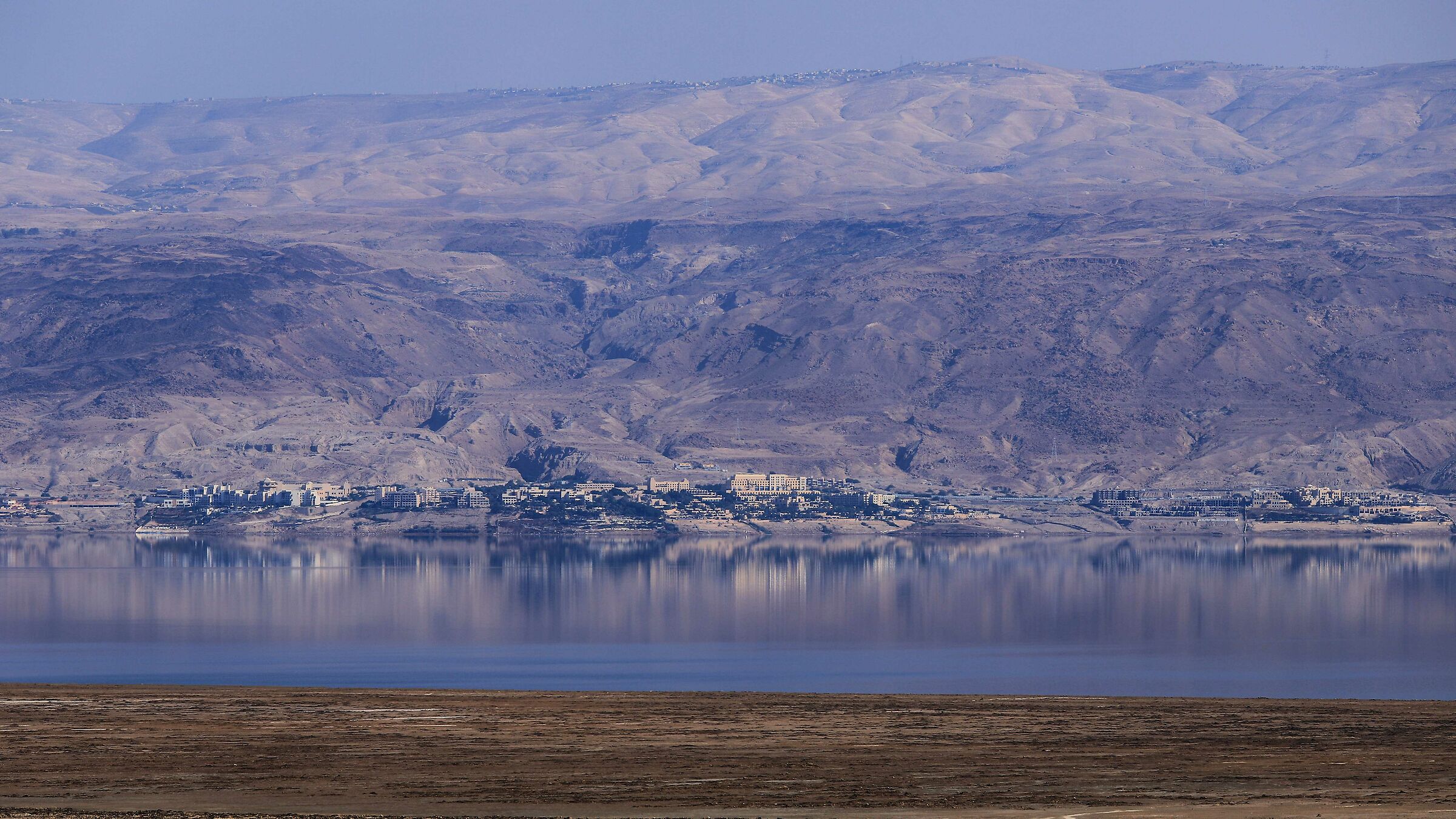 Jordanian Villages and Dead Sea Seen from Israel...