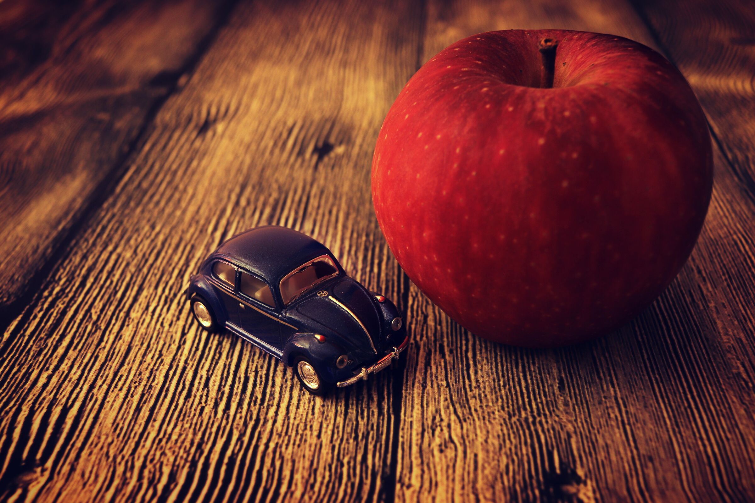The apple and the beetle...