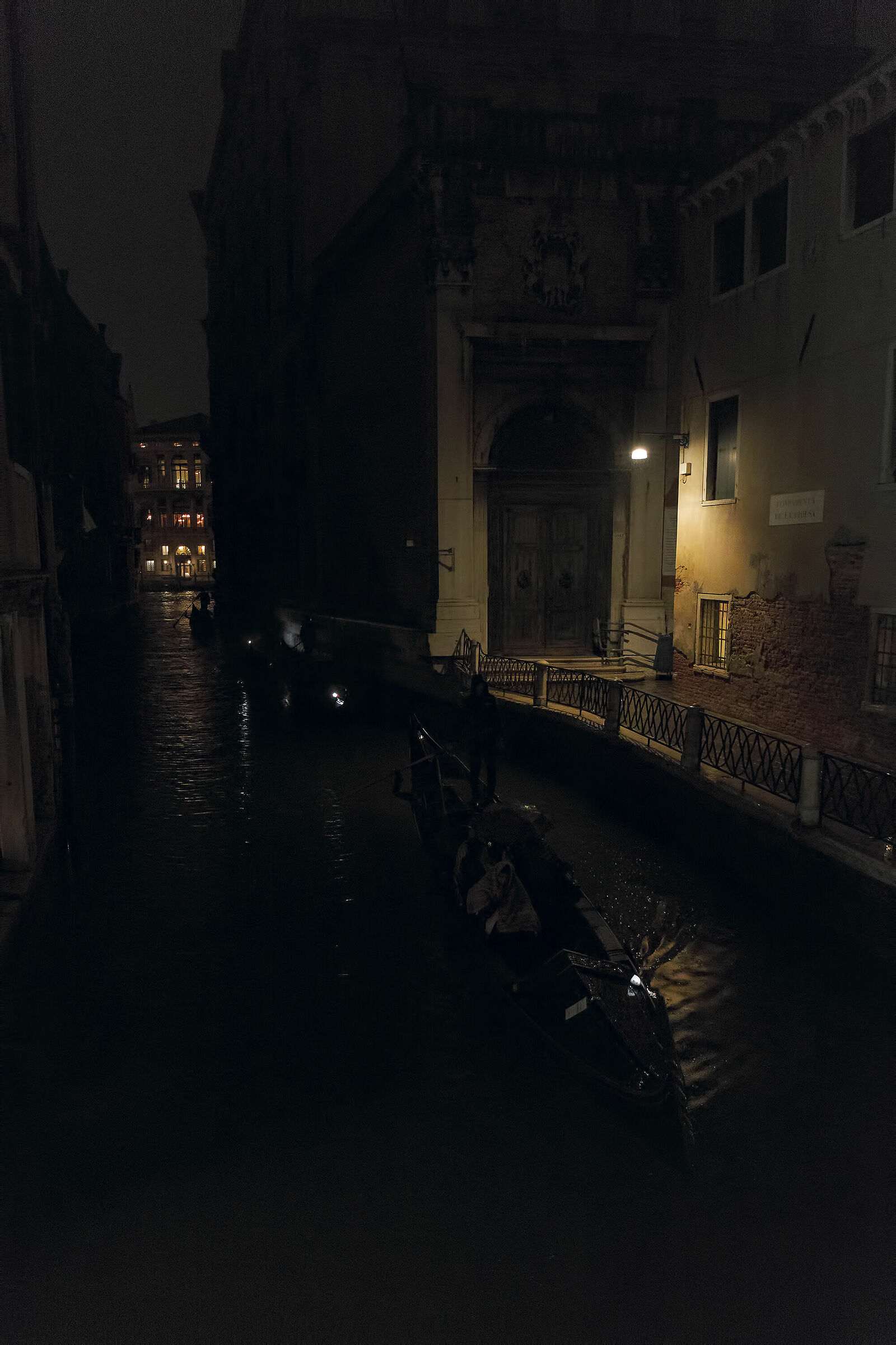 Venezia buio pioggia e vento ......