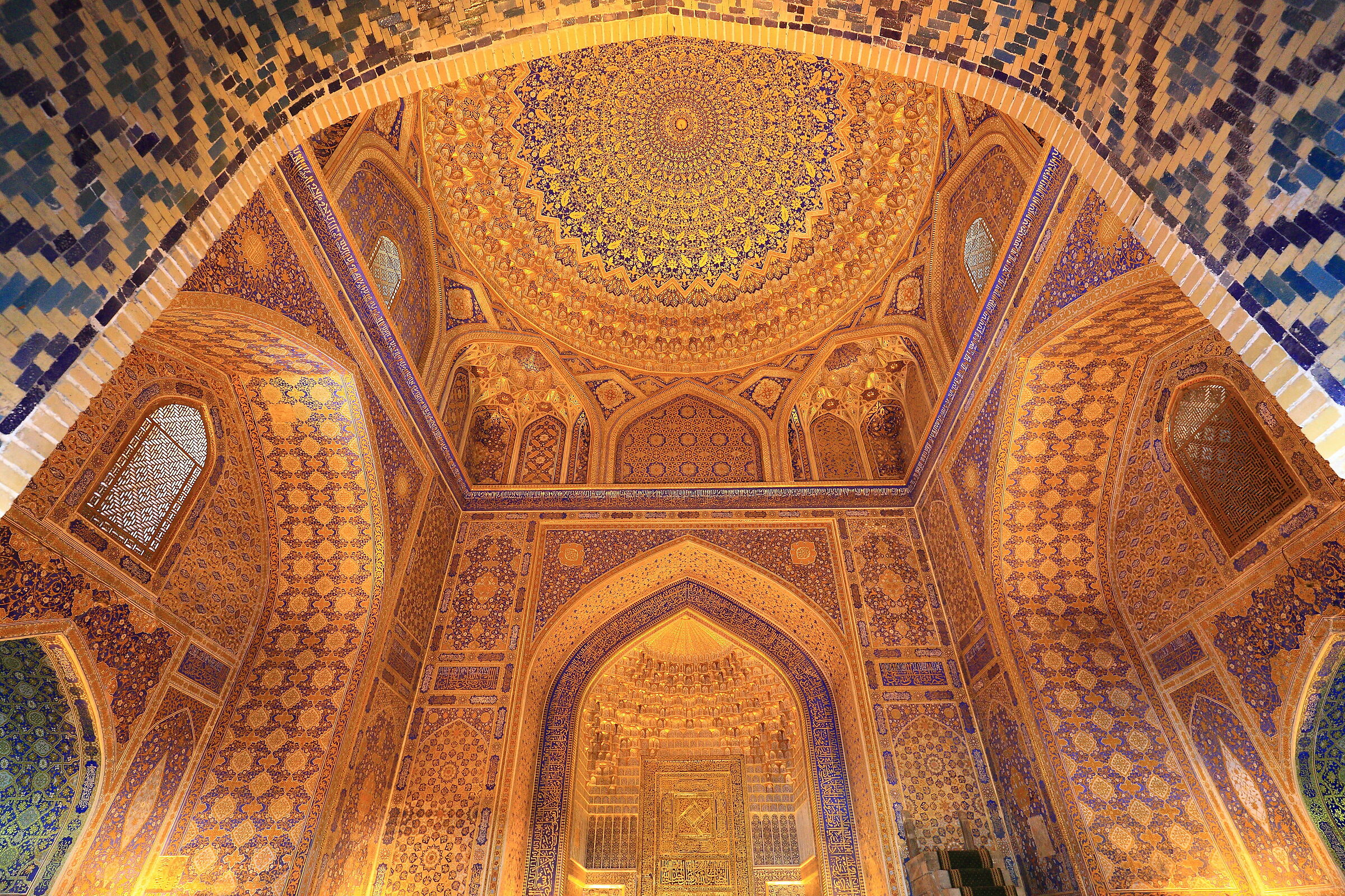 Tilla Kari's Madrasa in Samarkand...