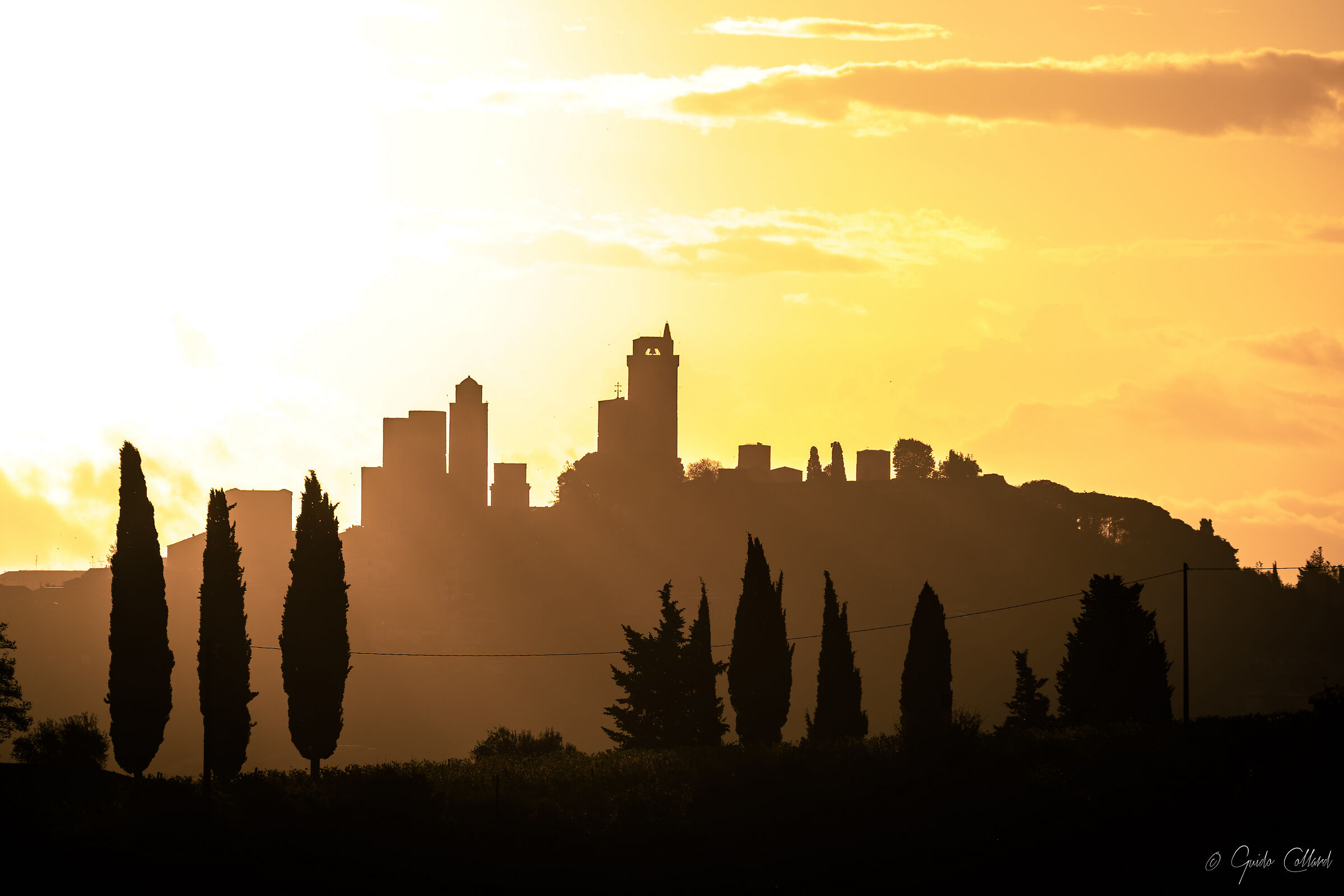 San Gimignano at dawn...