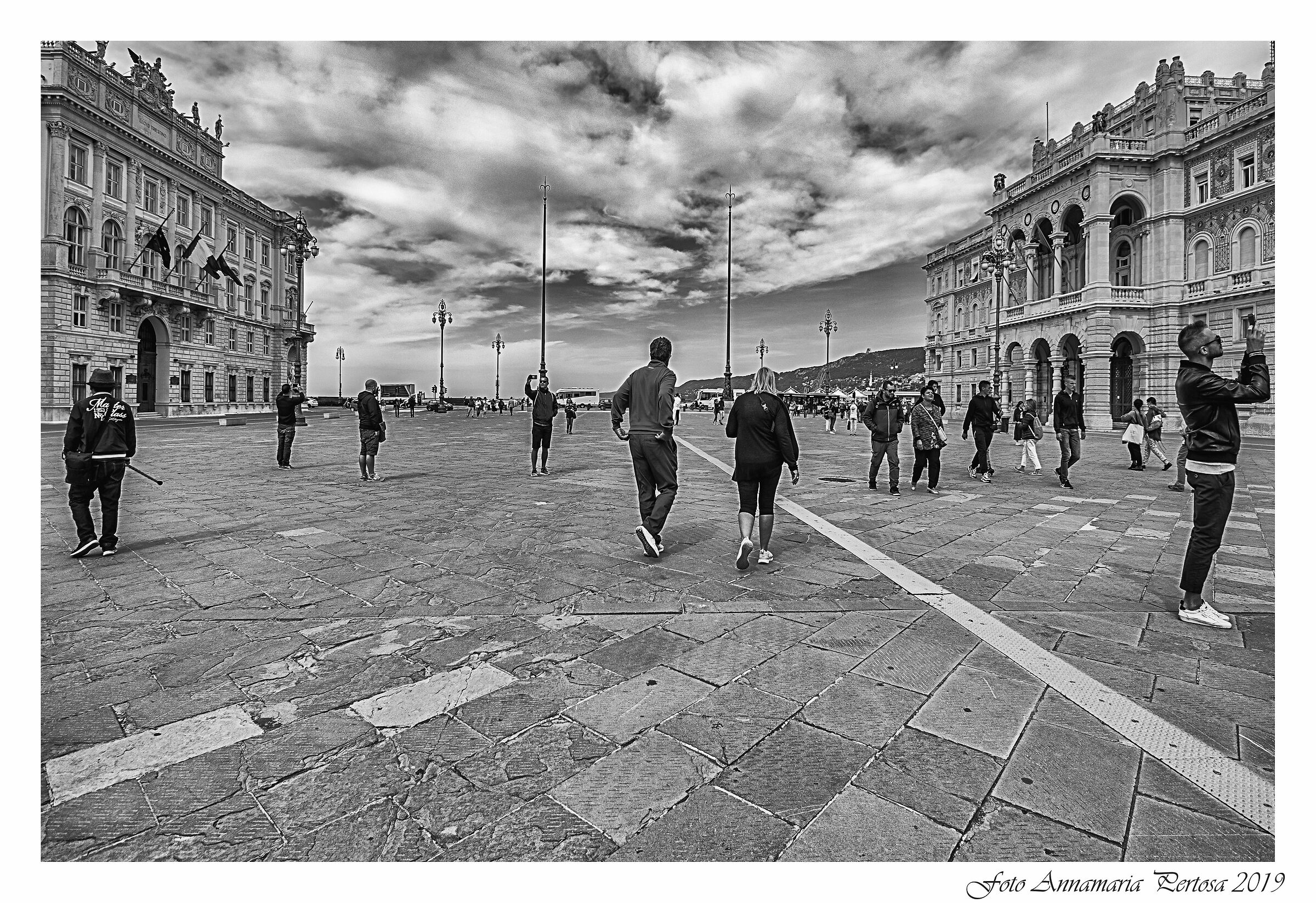 Piazza Unità d'Italia a Trieste...