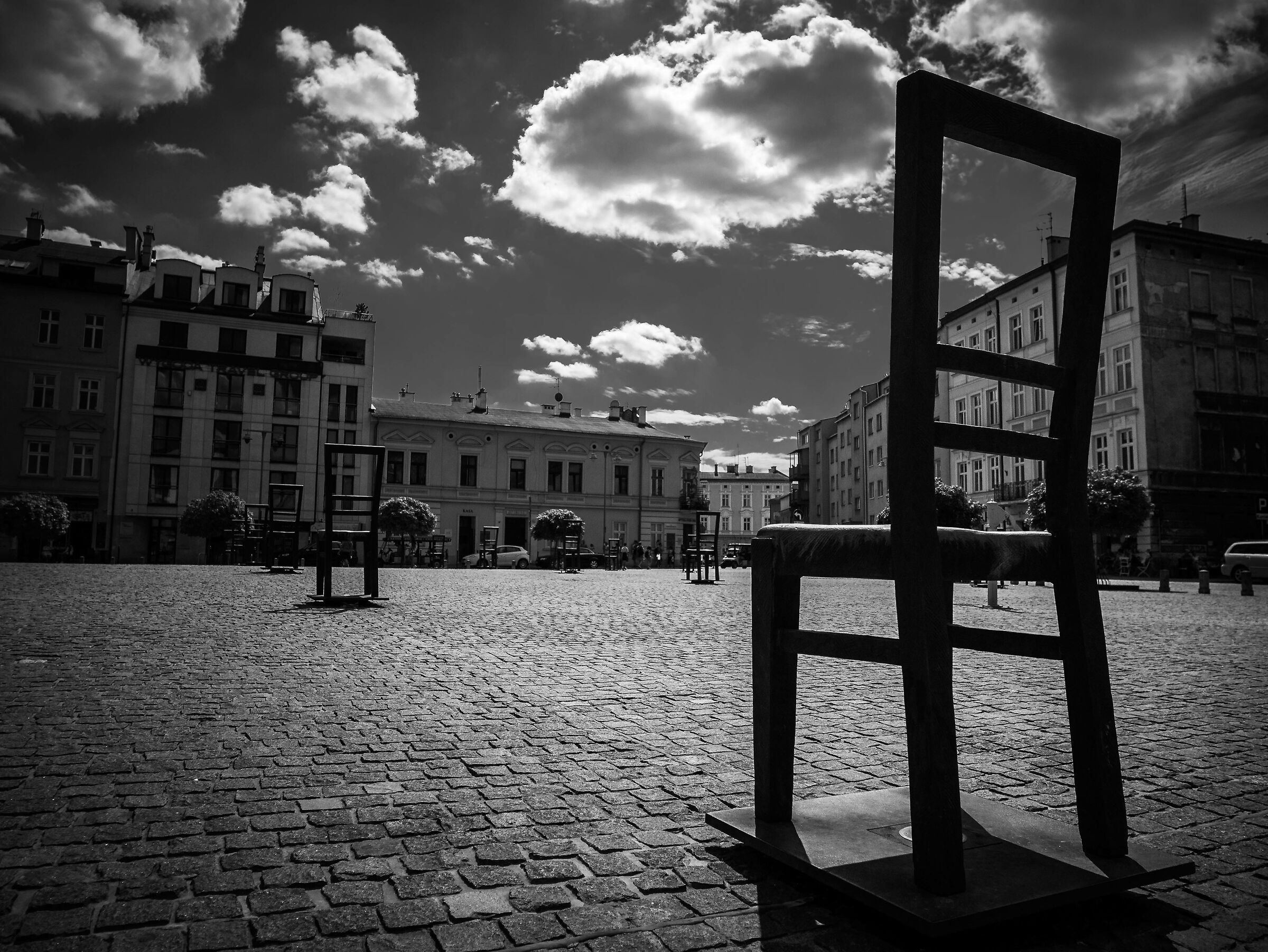Piazza agli Eroi del Ghetto, Krakow...