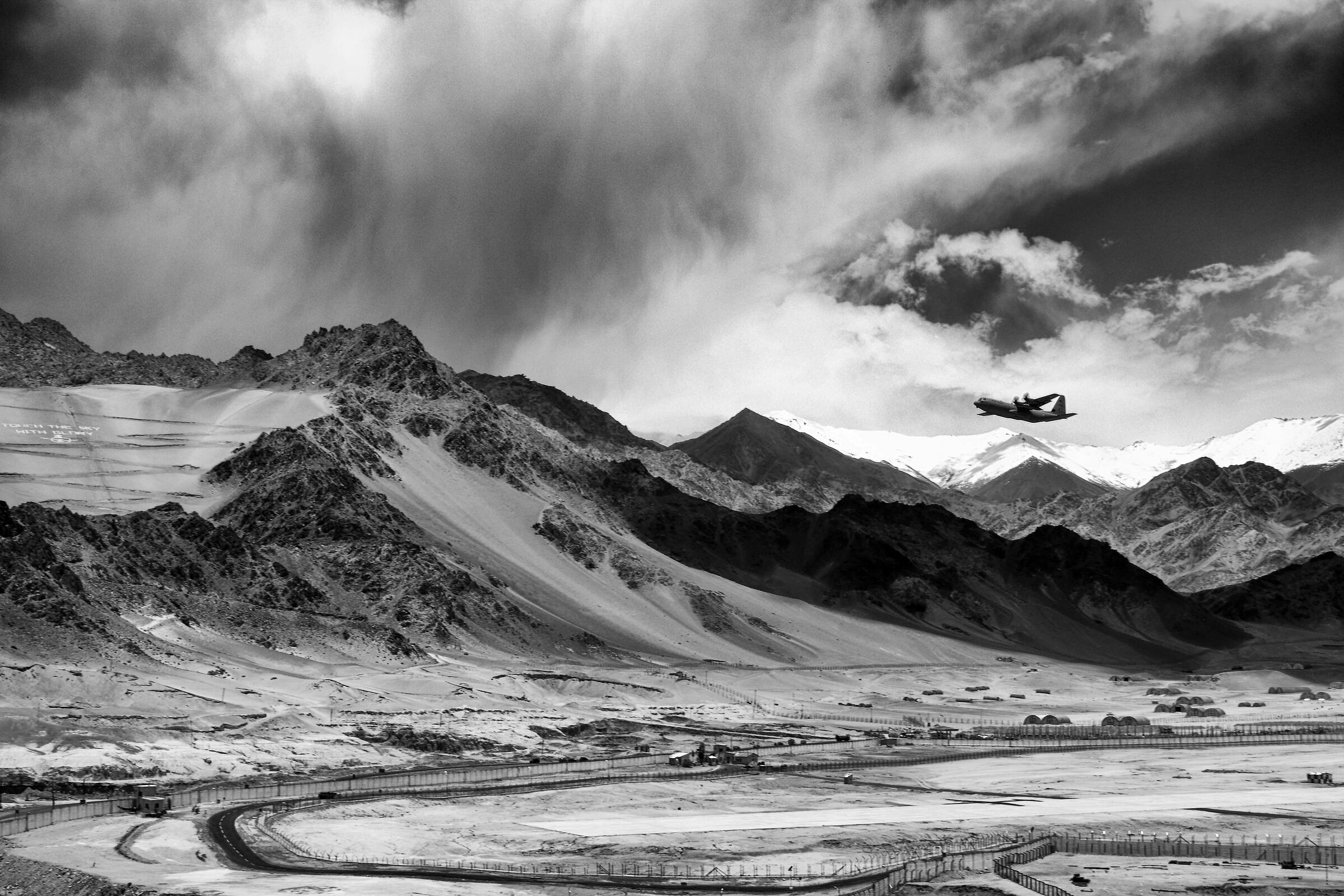 flying - ladakh...