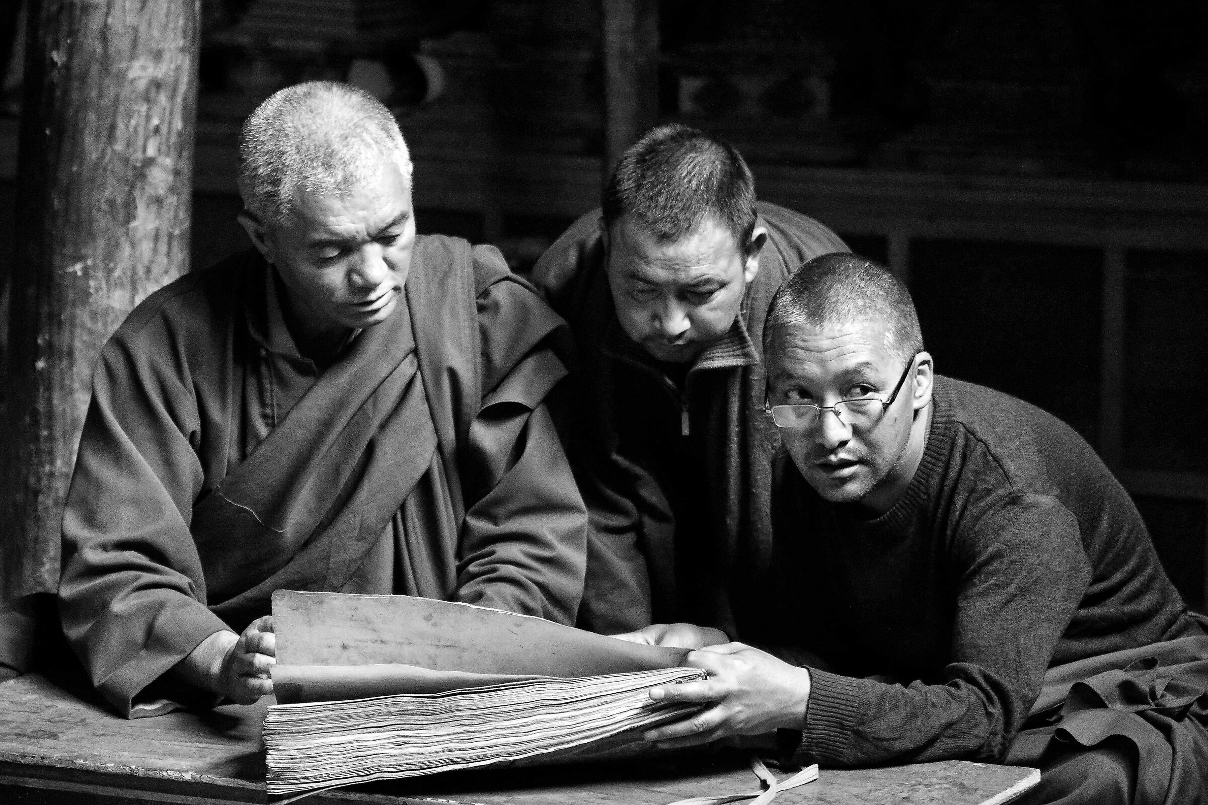 monks - ladakh...