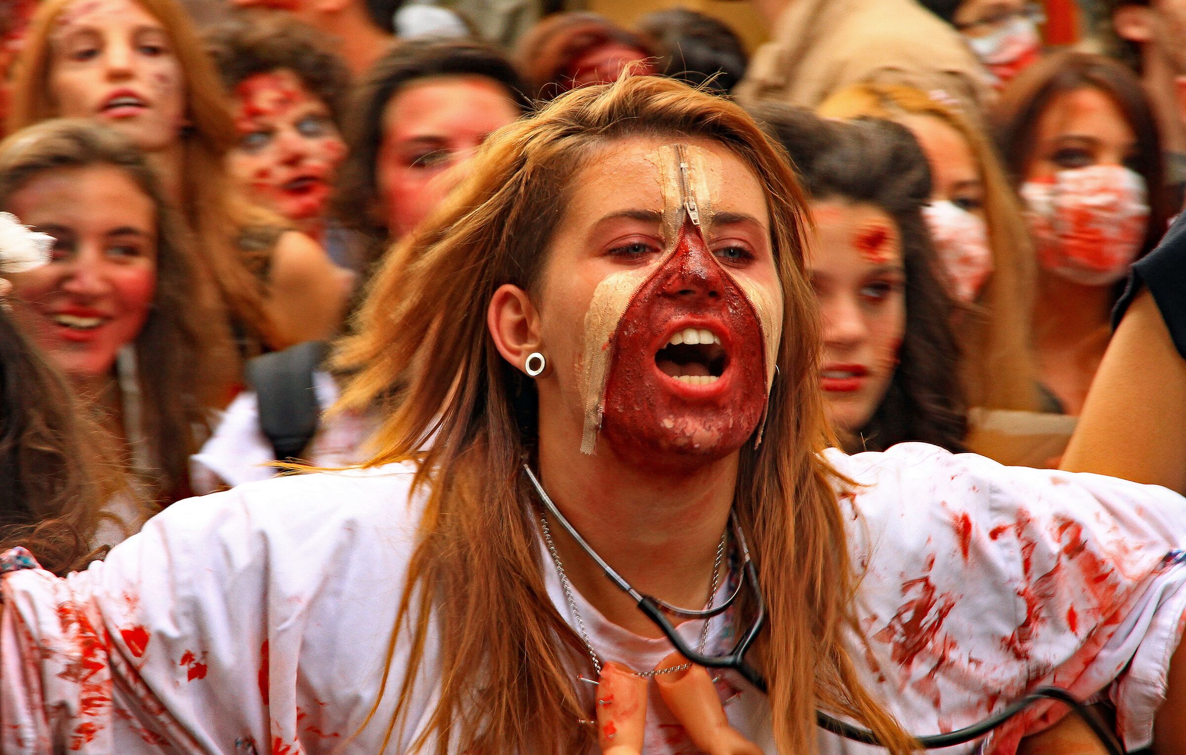 "Zombies" parade in Turin - 2013...