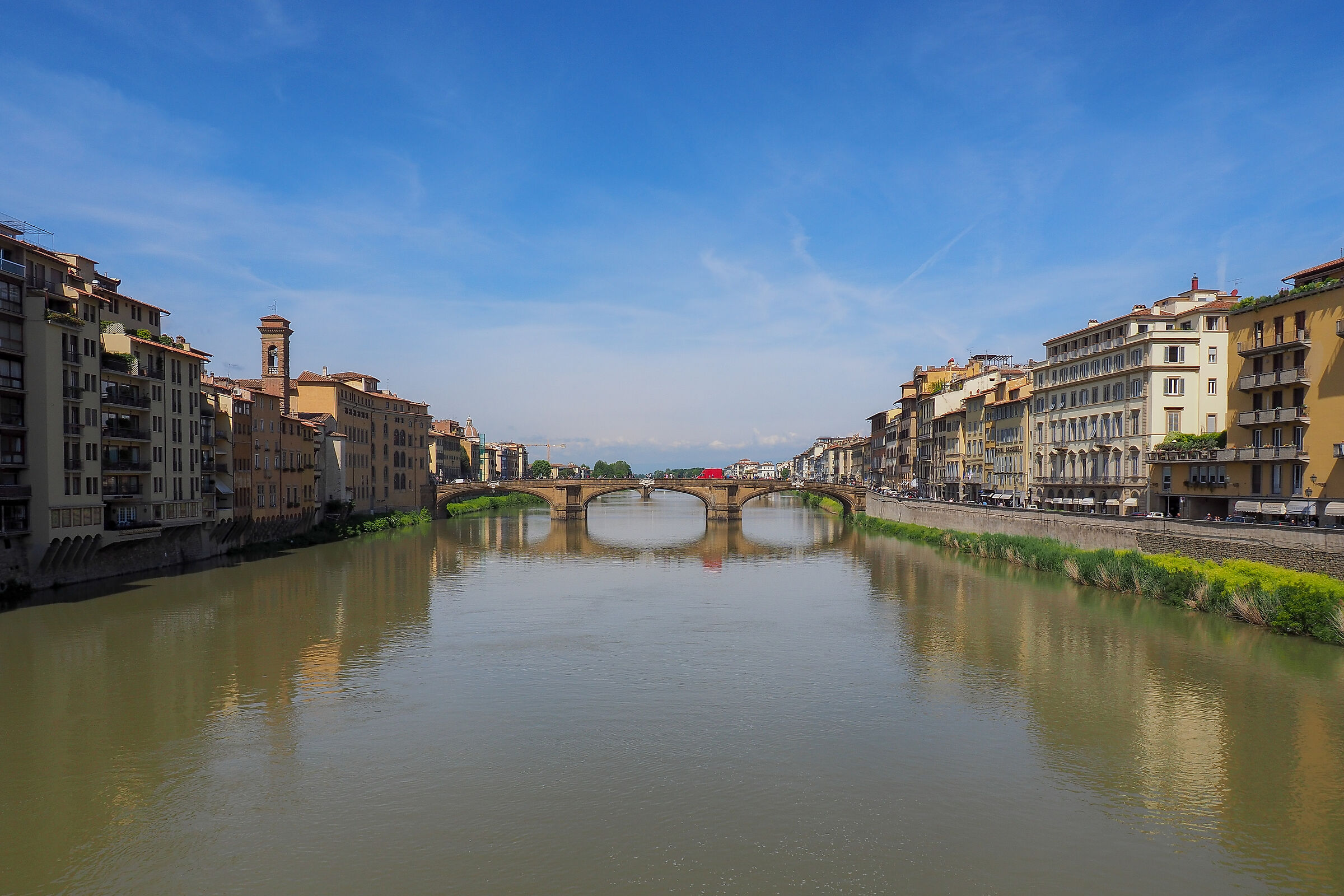 Vista da Ponte Vecchio...