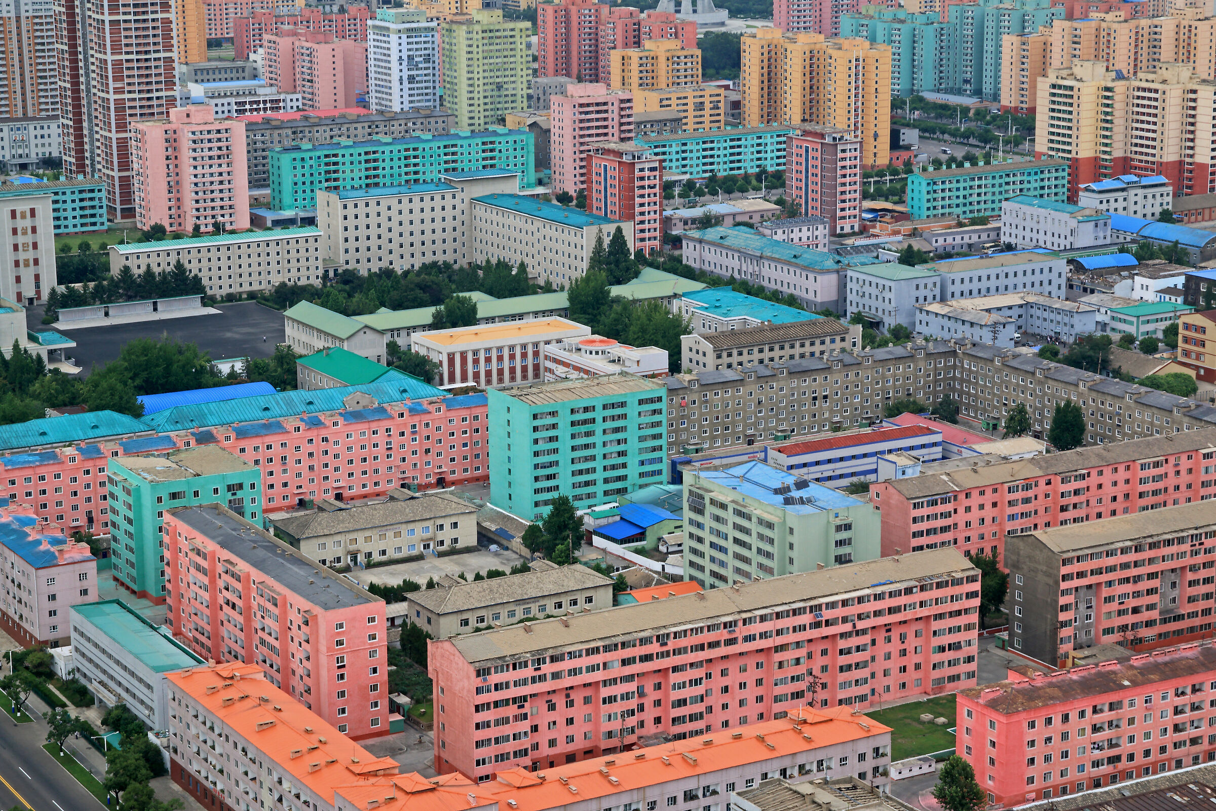 colours in pyongyang - north corea...