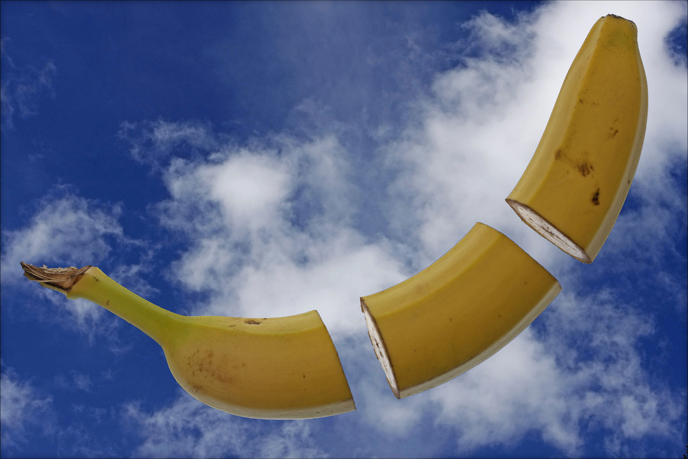 Banana in the clouds...