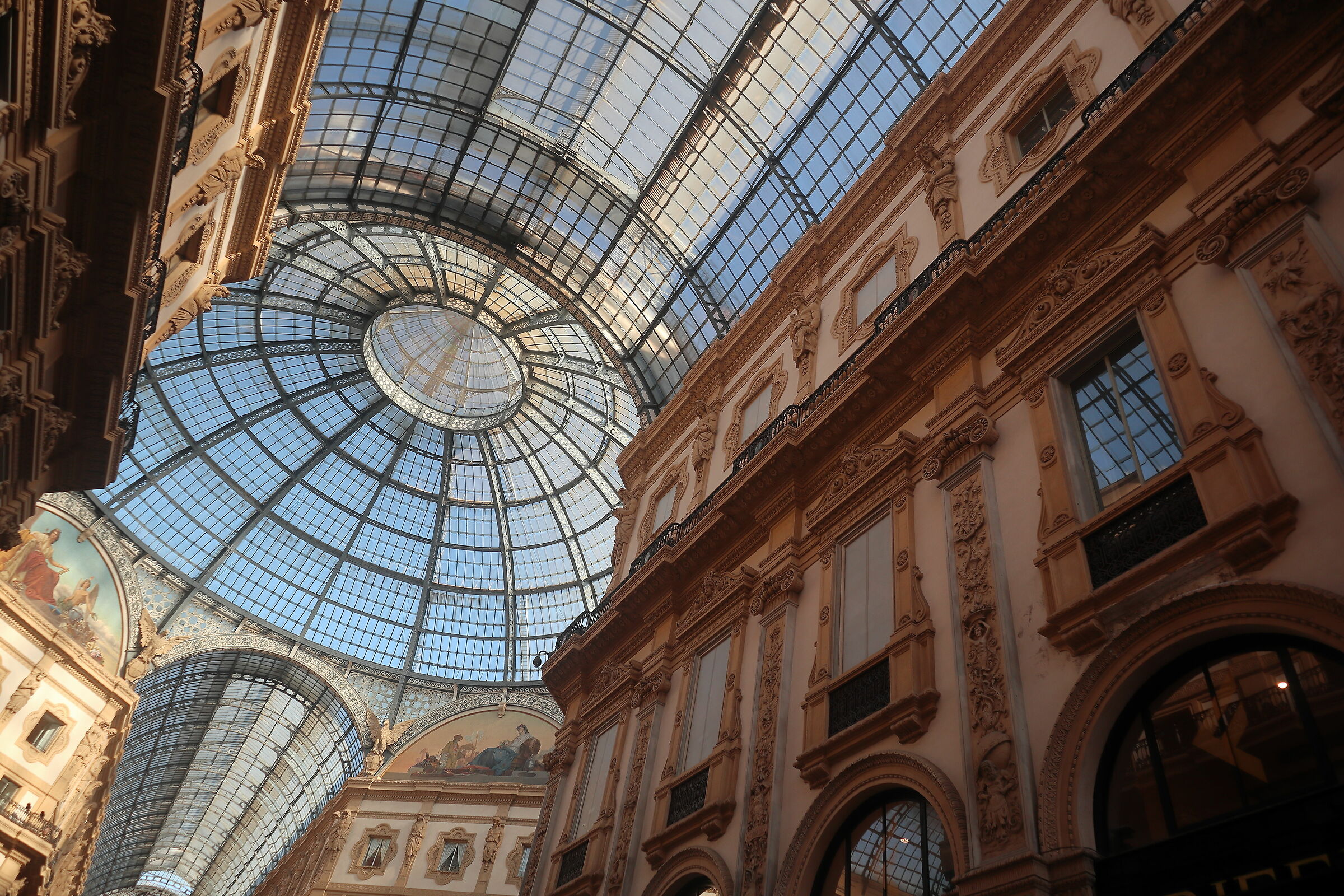 Particolare della Galleria Vittorio Emanuele II Milano...