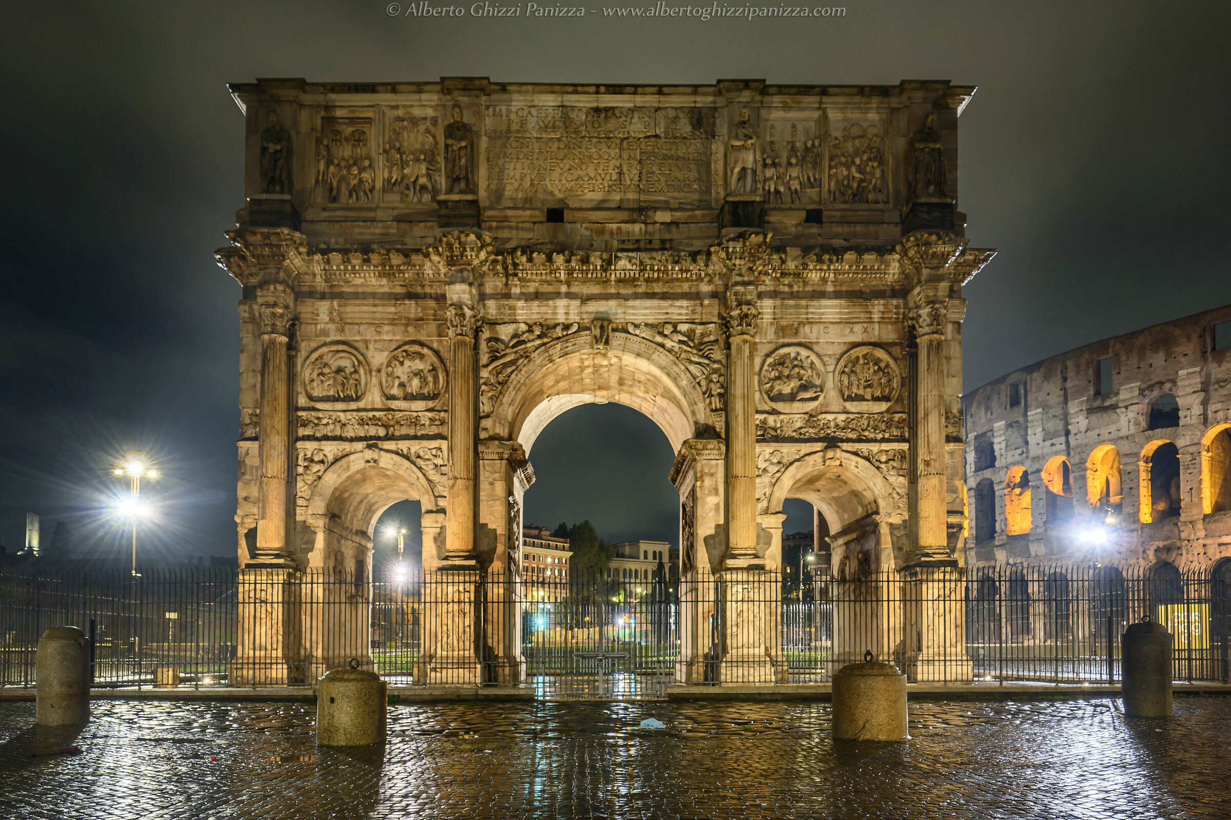 Scorci notturni - Arco di Costantino...